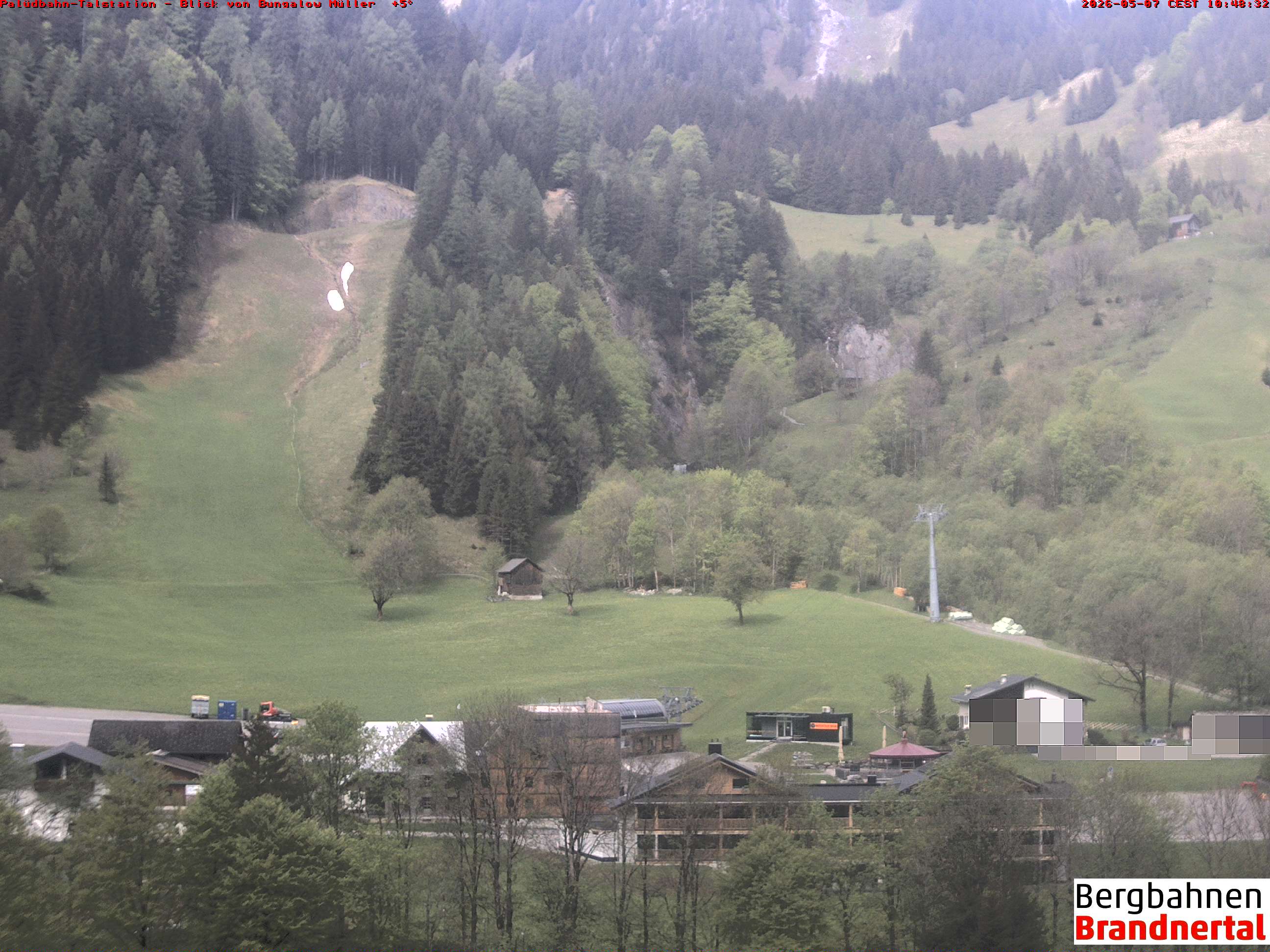 Blick auf Palüdbahn von Bungalow Müller