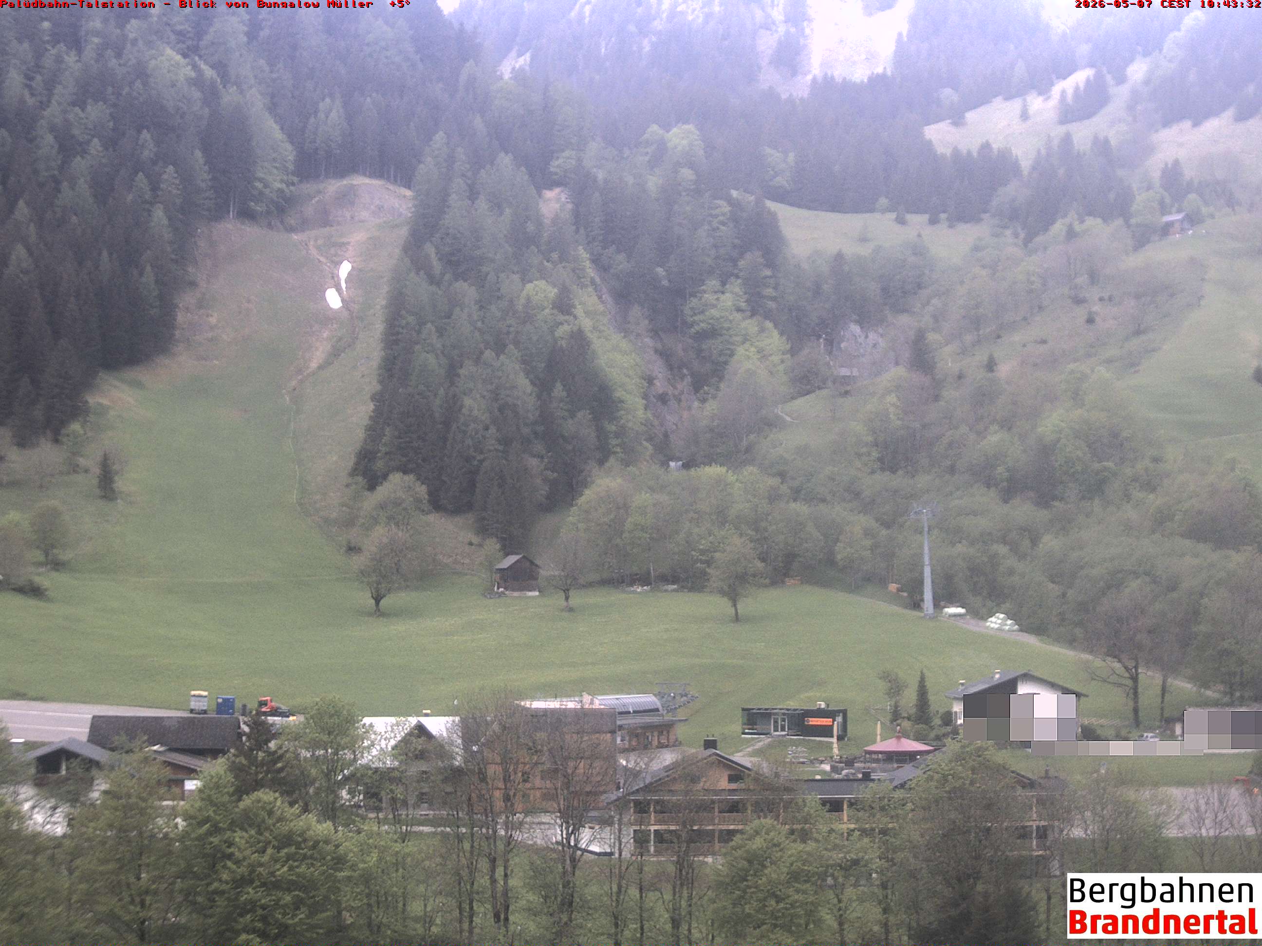 Blick auf Palüdbahn von Bungalow Müller