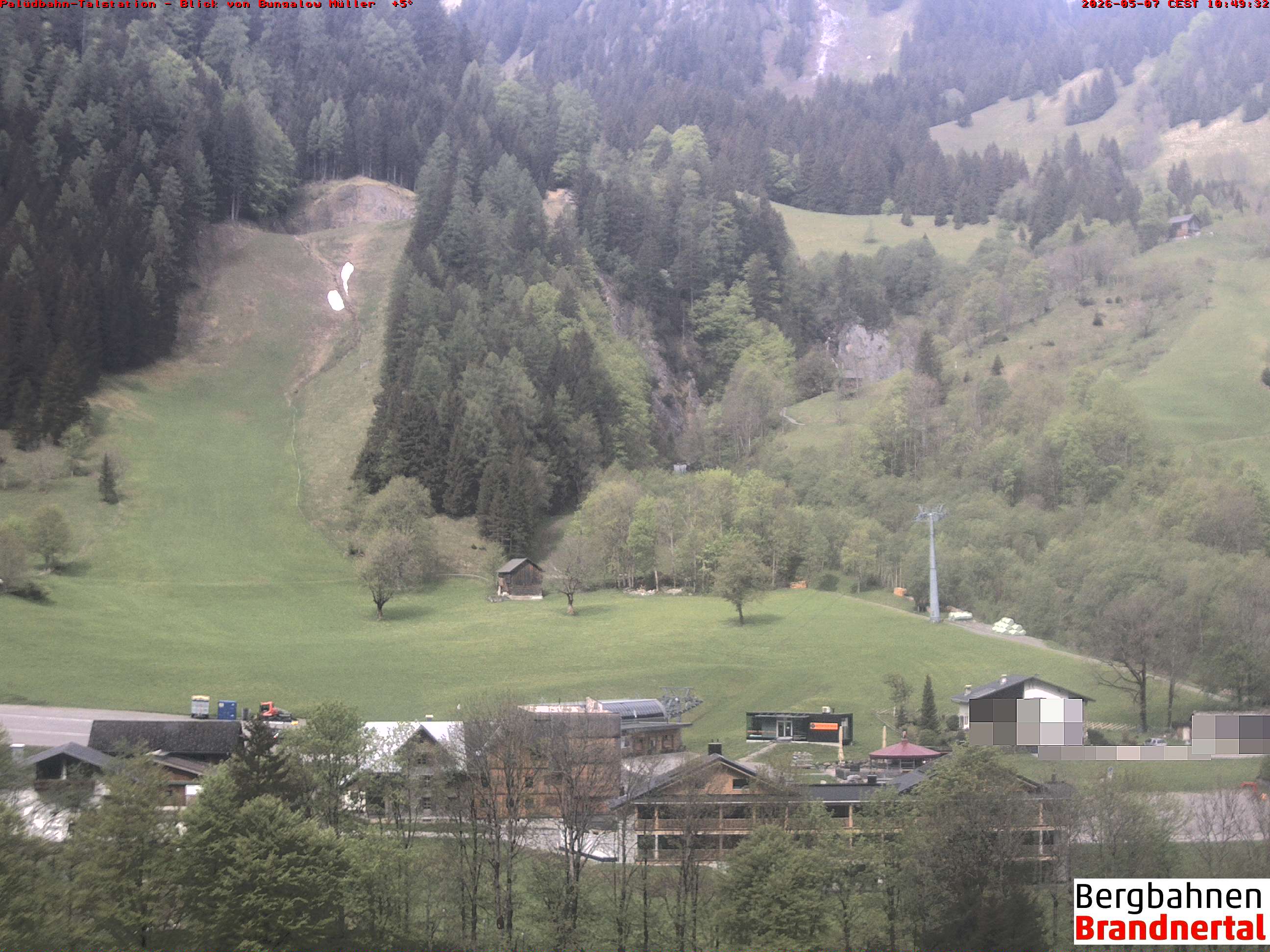 Blick auf Palüdbahn von Bungalow Müller