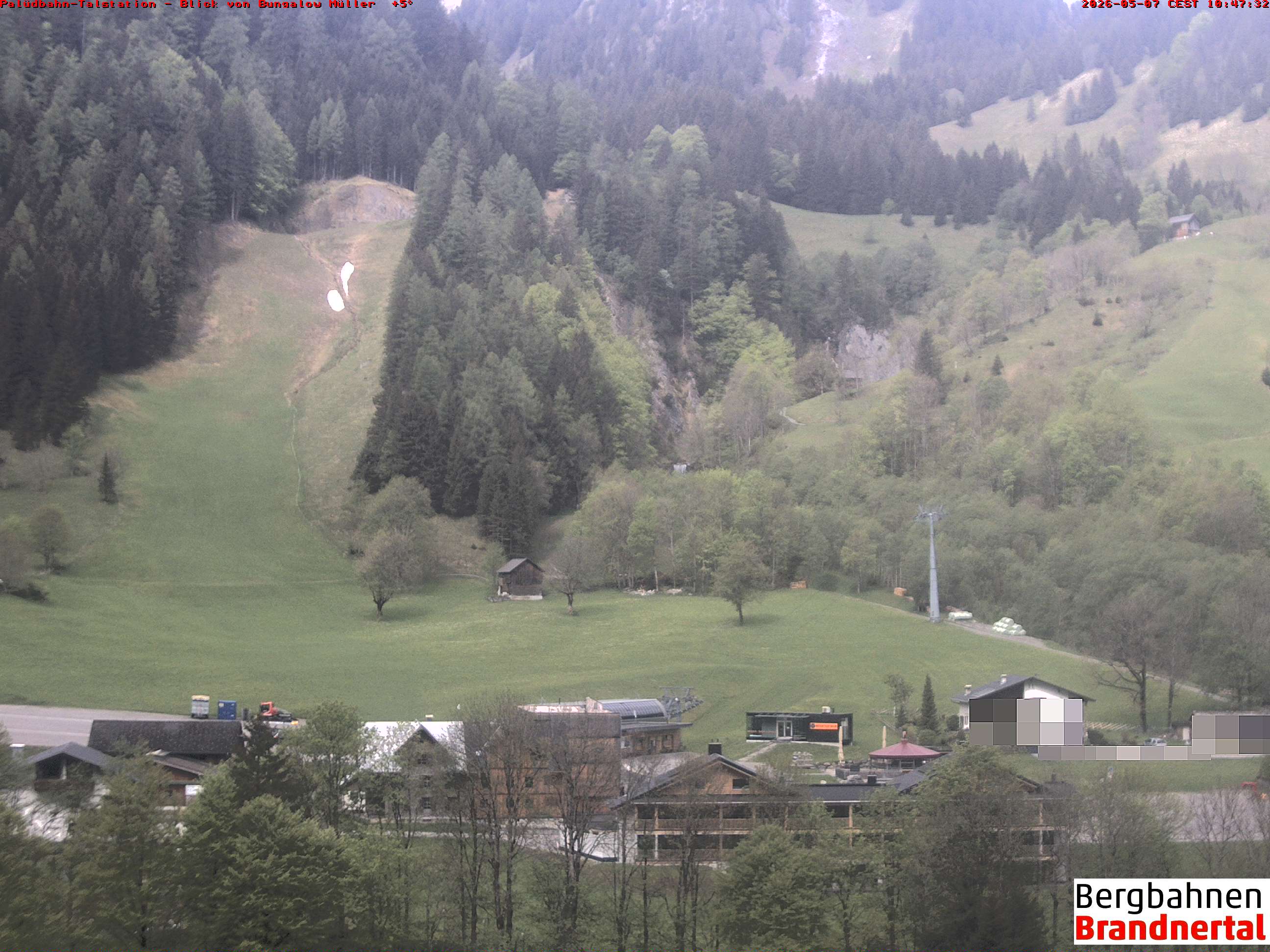 Blick auf Palüdbahn von Bungalow Müller
