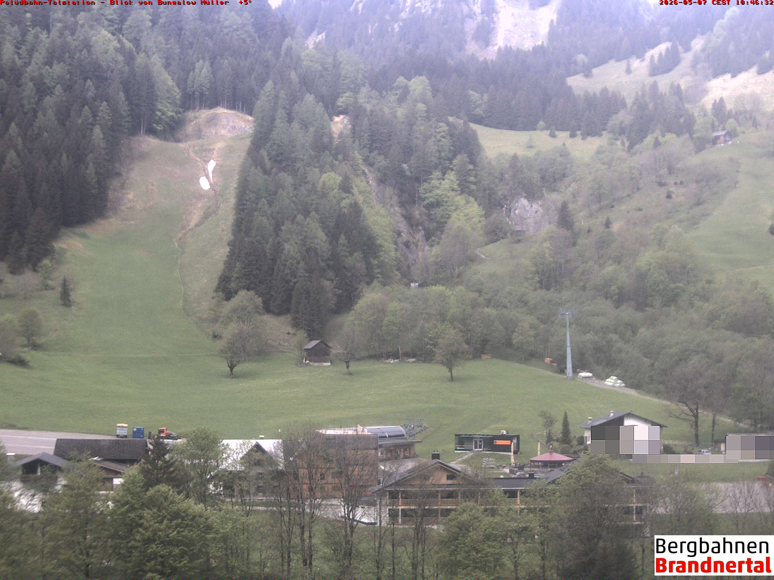 Blick auf Palüdbahn von Bungalow Müller