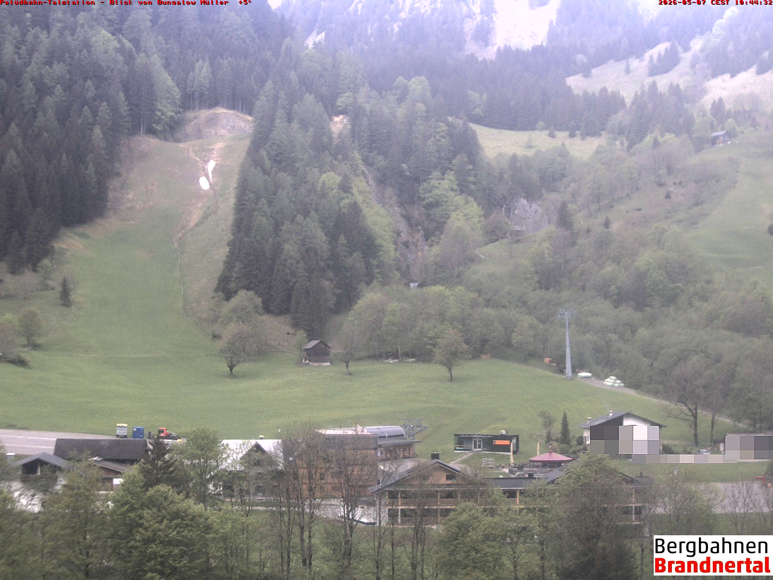 Blick auf Palüdbahn von Bungalow Müller