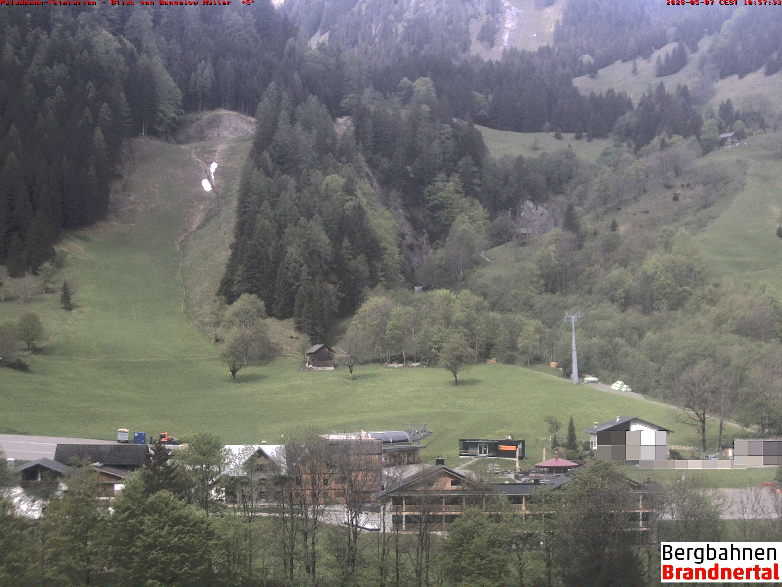 Blick auf Palüdbahn von Bungalow Müller
