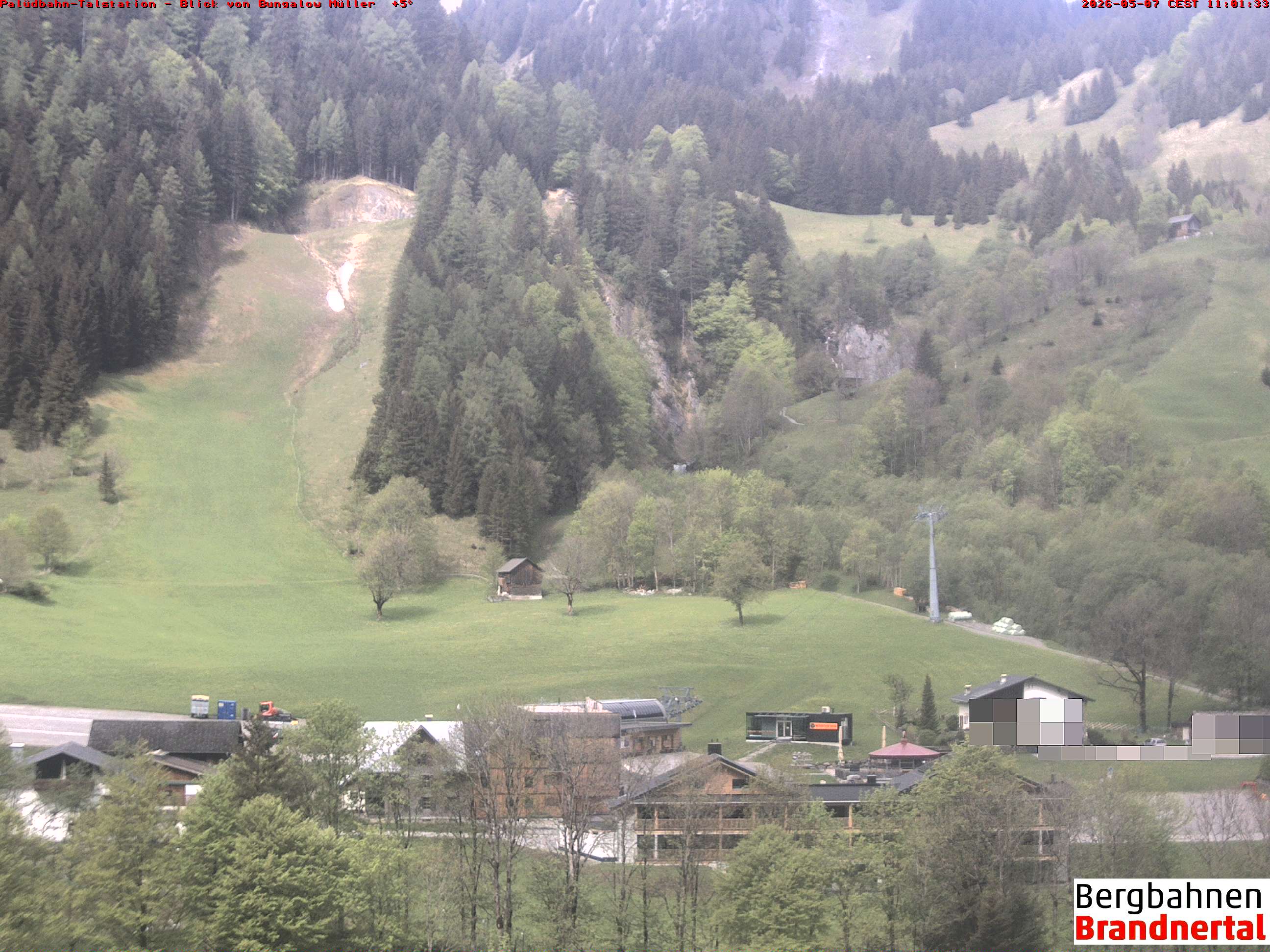 Blick auf Palüdbahn von Bungalow Müller