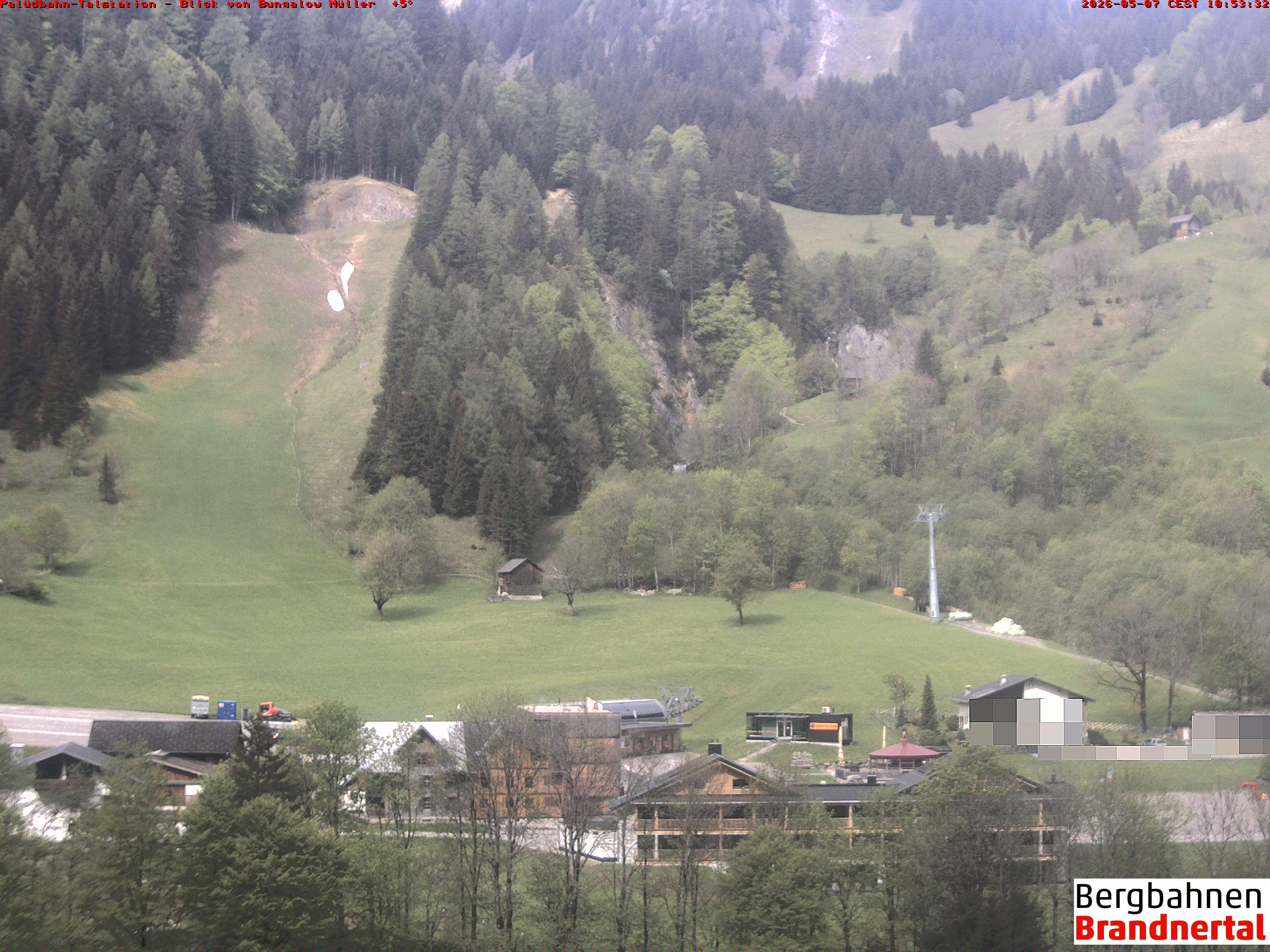Blick auf Palüdbahn von Bungalow Müller