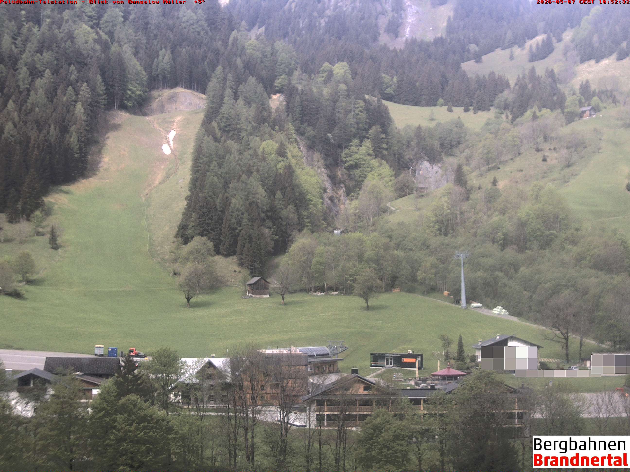 Blick auf Palüdbahn von Bungalow Müller