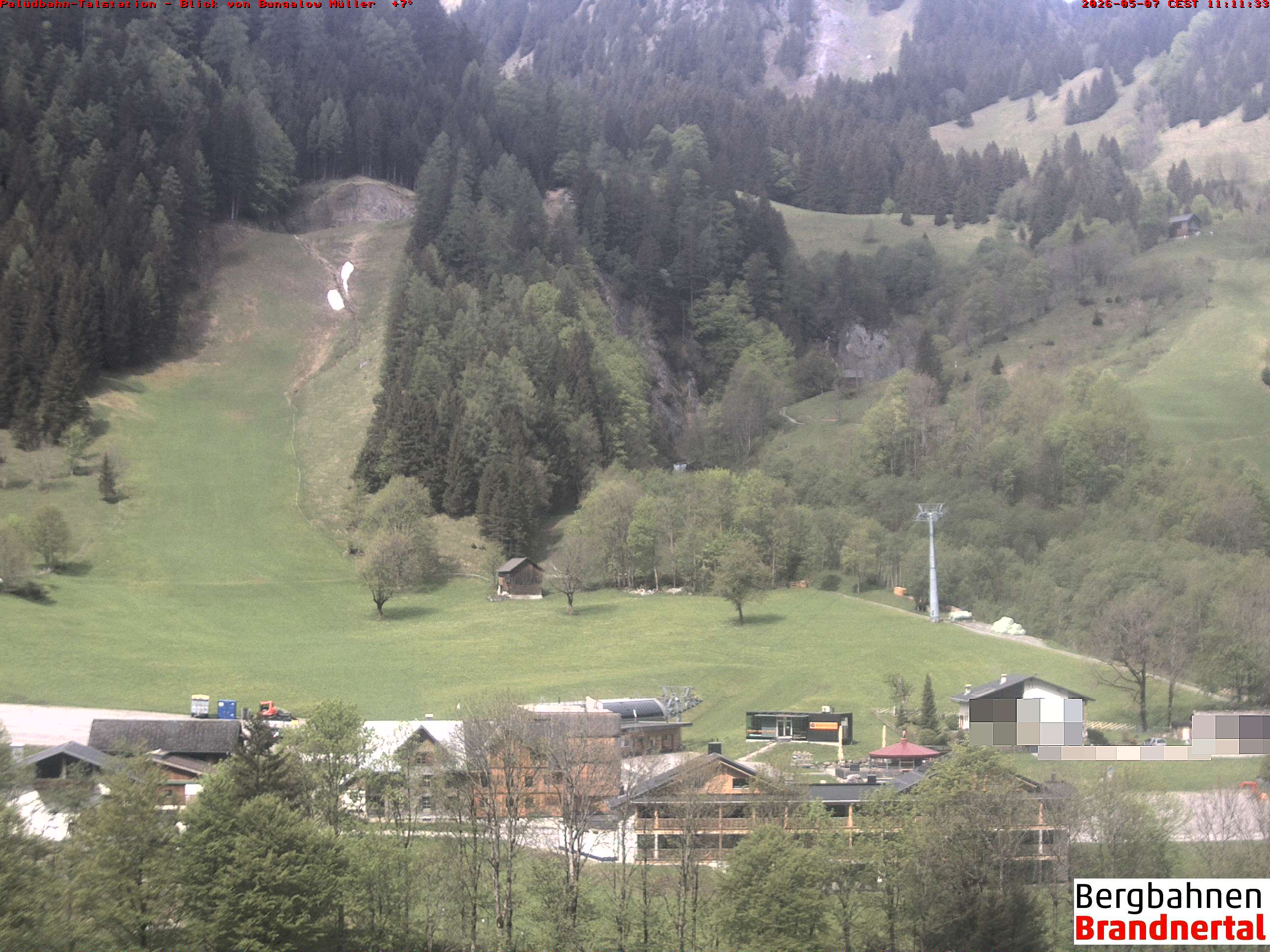 Blick auf Palüdbahn von Bungalow Müller
