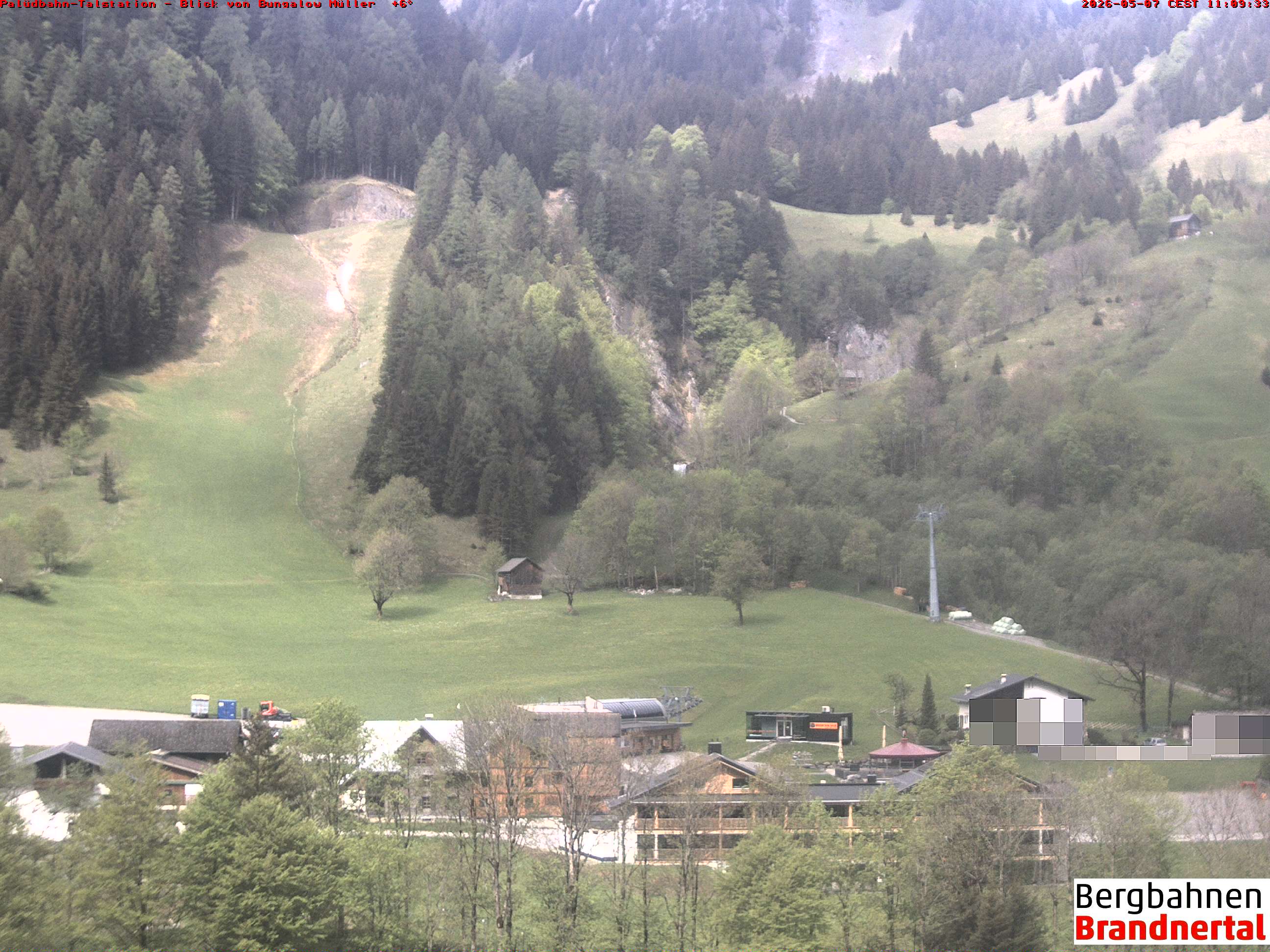Blick auf Palüdbahn von Bungalow Müller