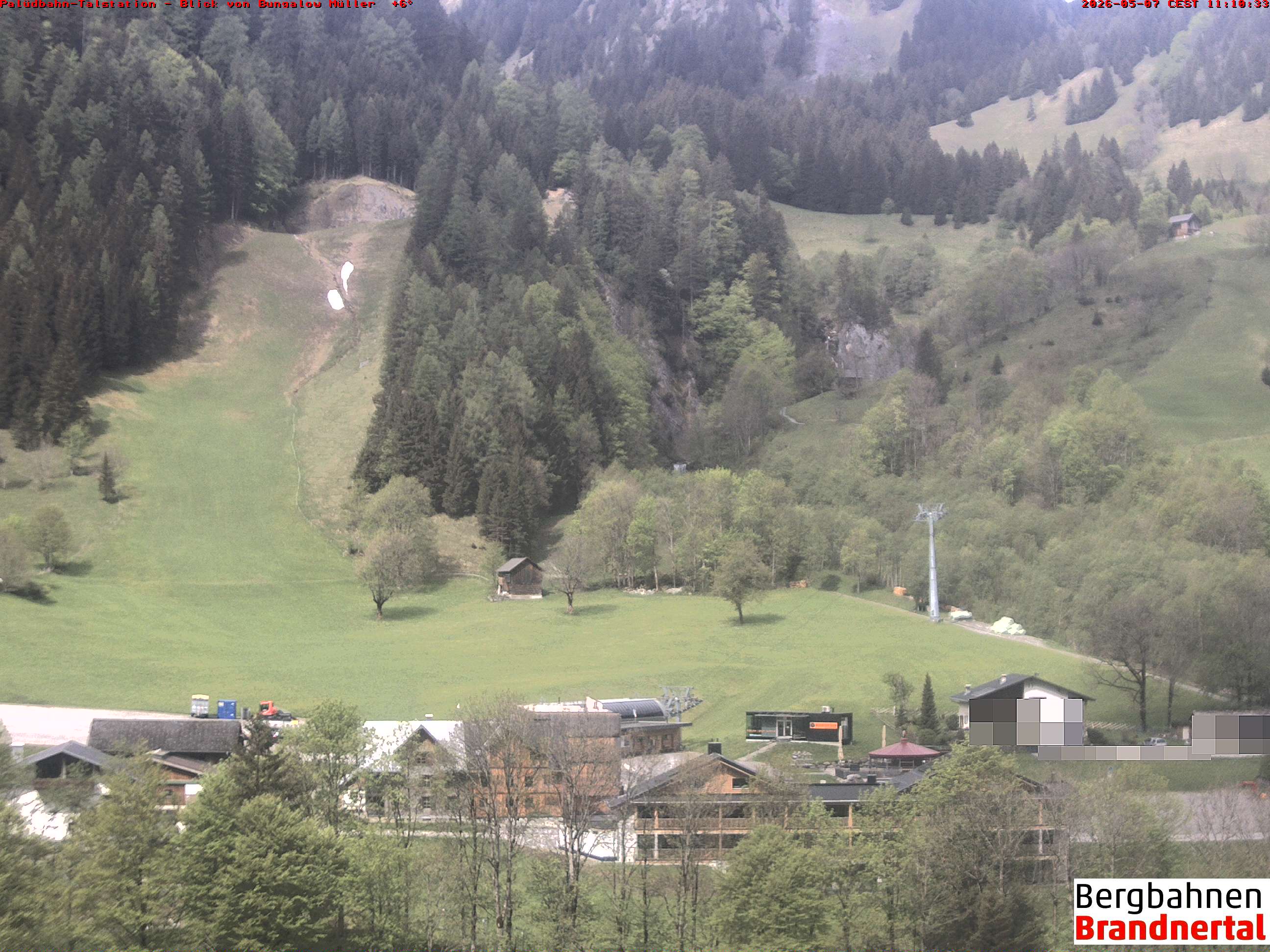 Blick auf Palüdbahn von Bungalow Müller