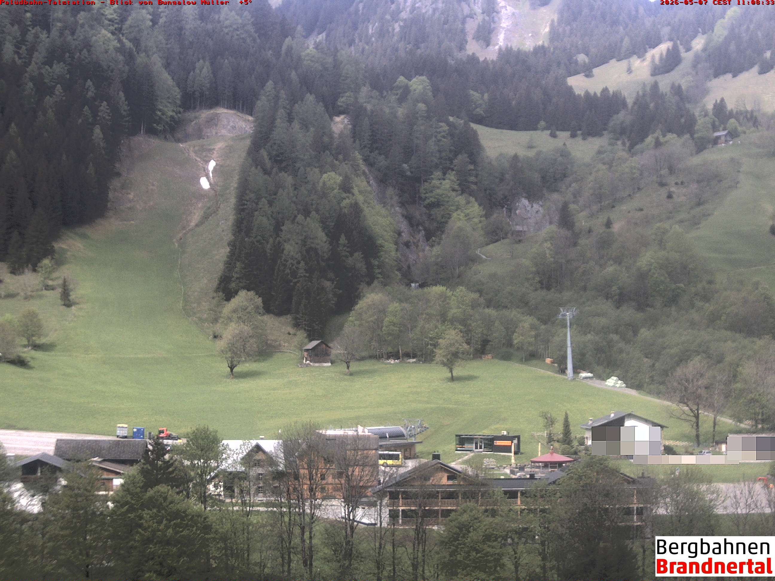 Blick auf Palüdbahn von Bungalow Müller
