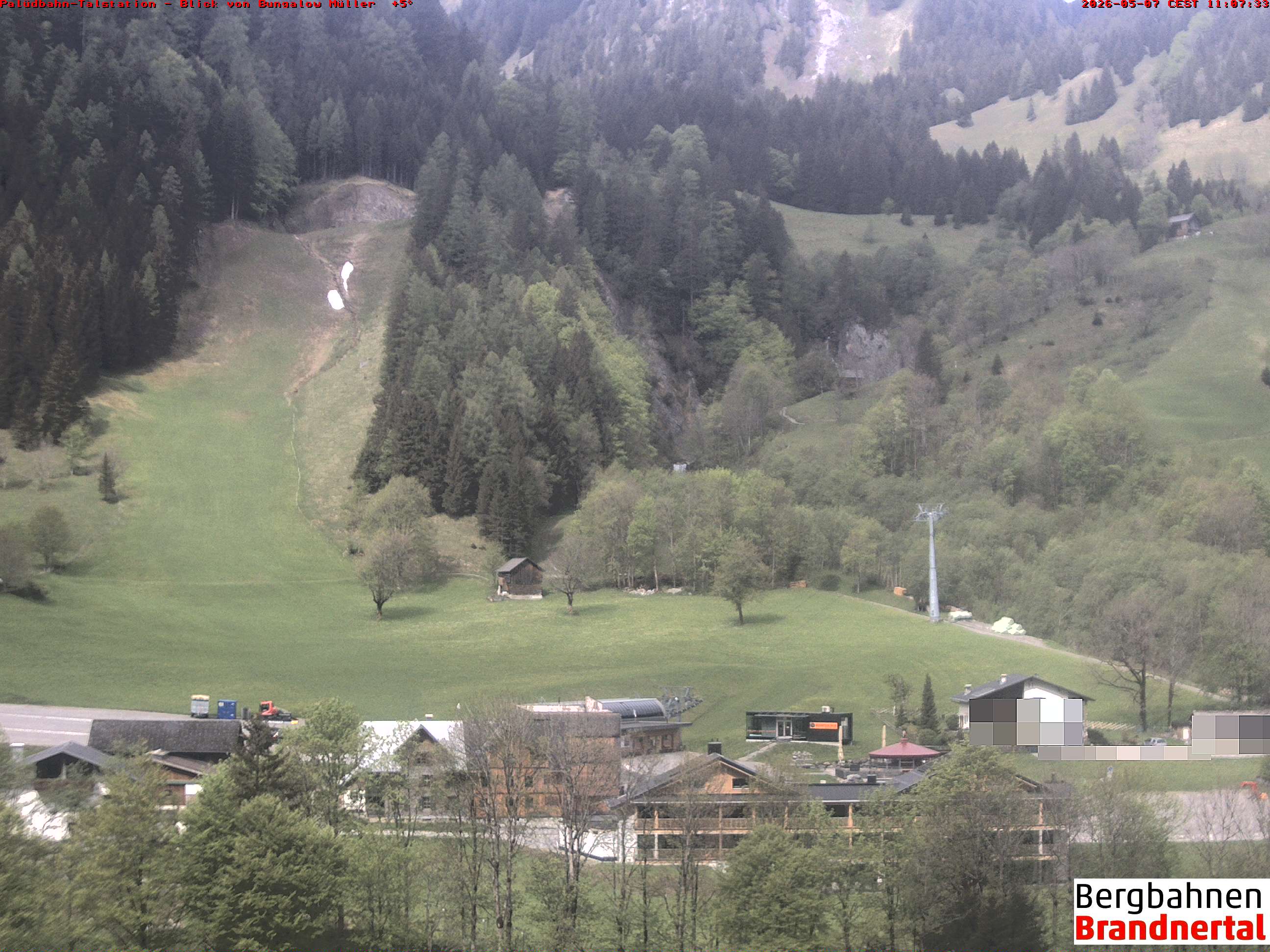 Blick auf Palüdbahn von Bungalow Müller