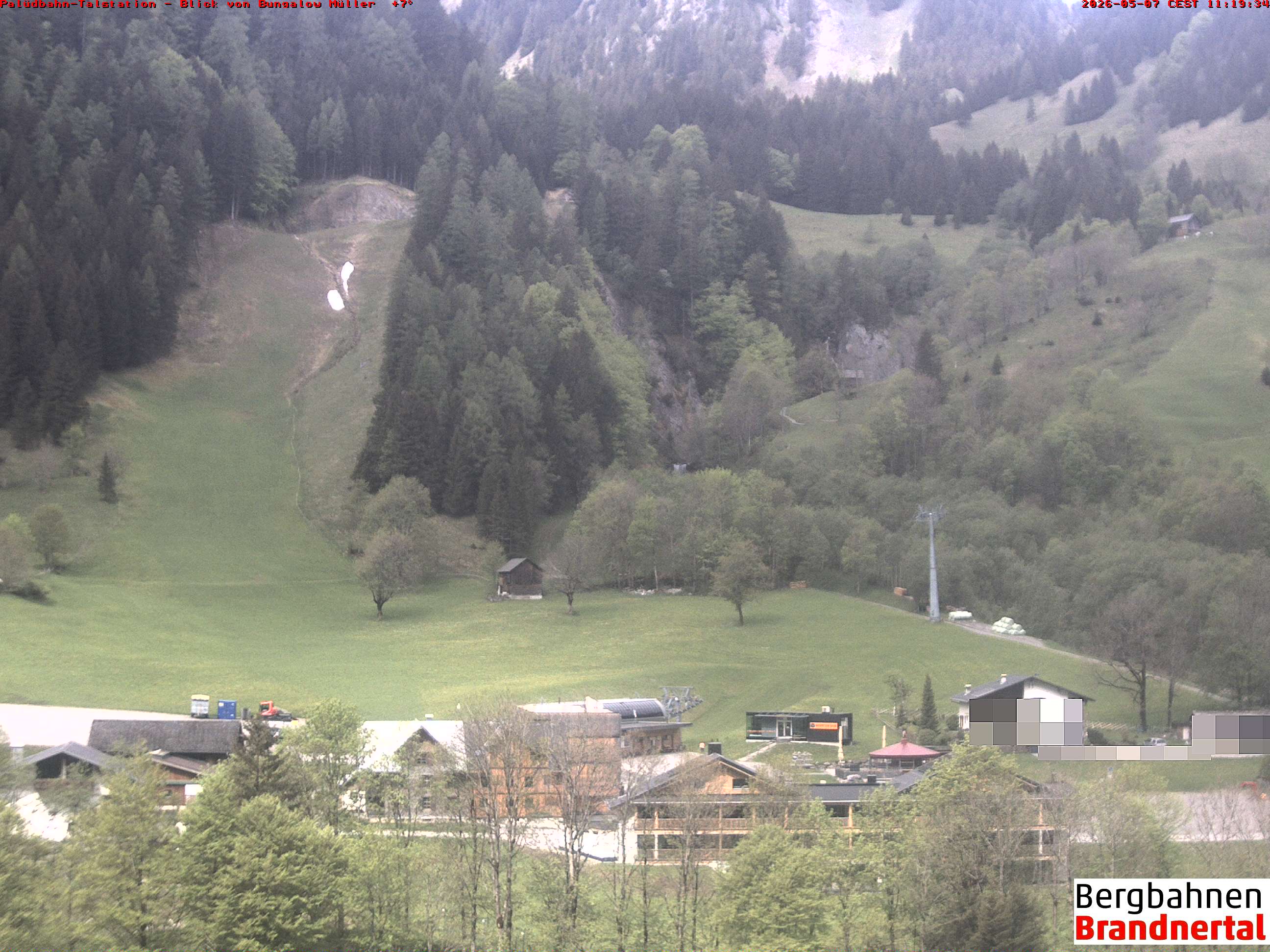 Blick auf Palüdbahn von Bungalow Müller