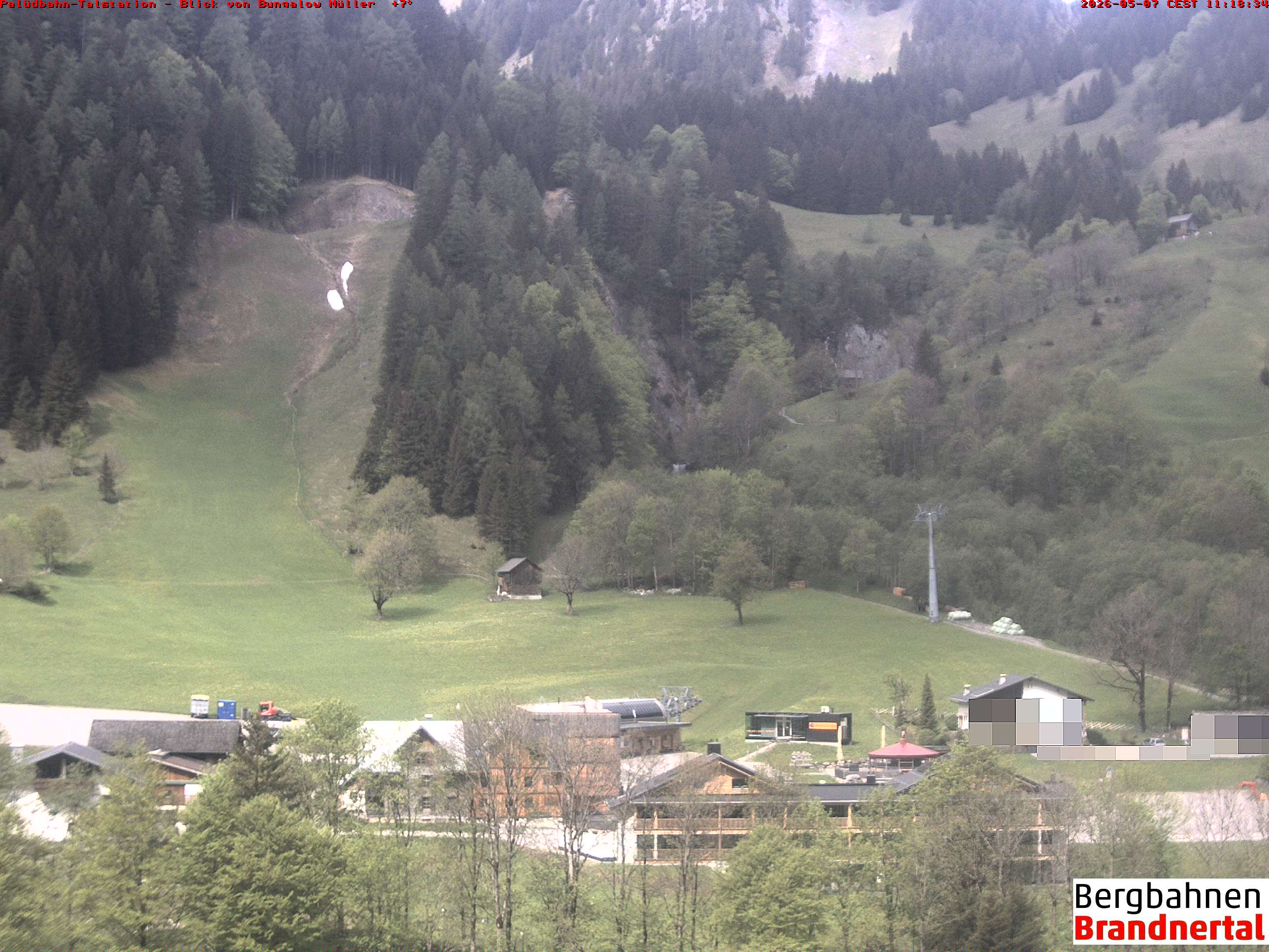 Blick auf Palüdbahn von Bungalow Müller