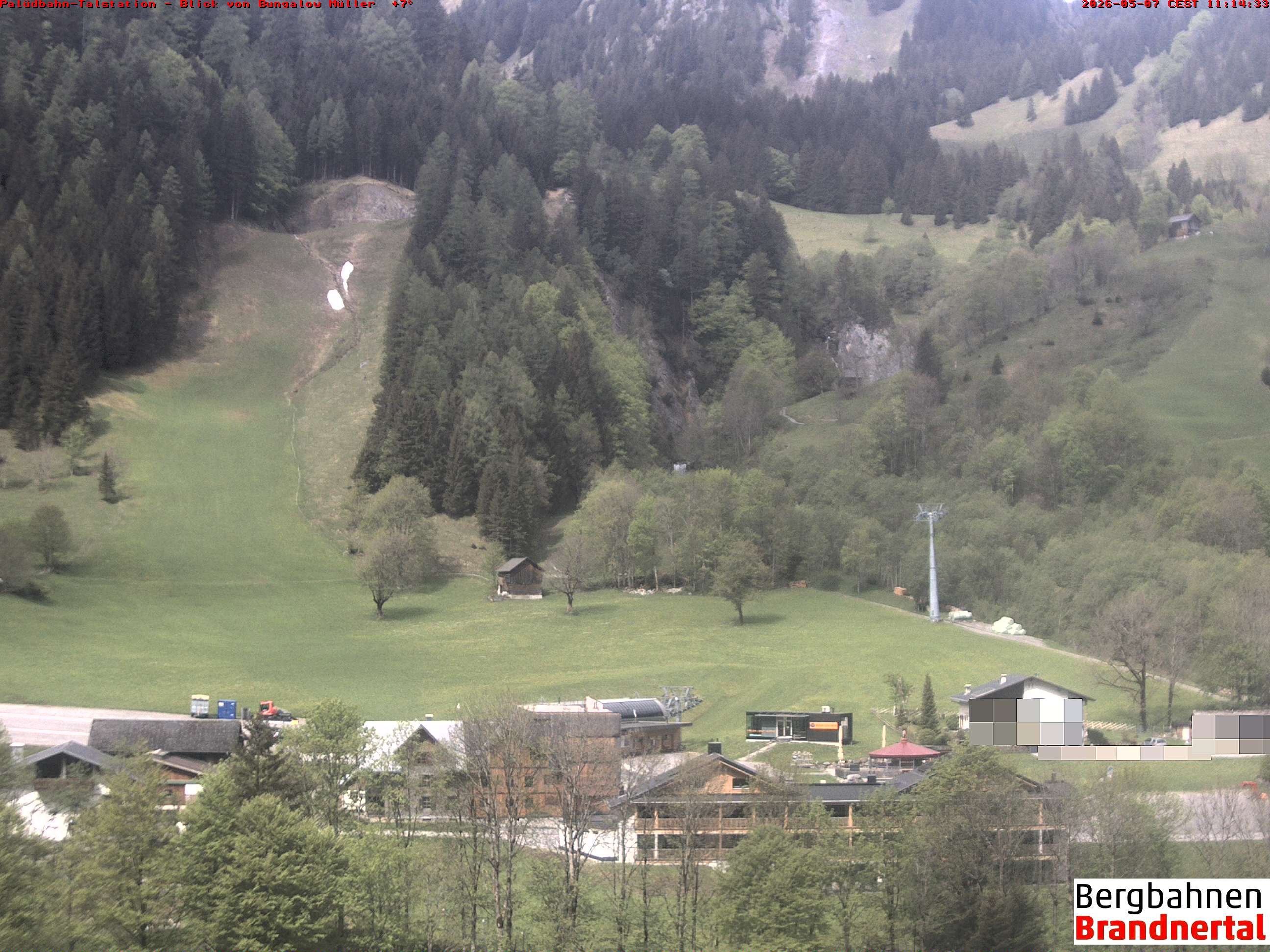 Blick auf Palüdbahn von Bungalow Müller