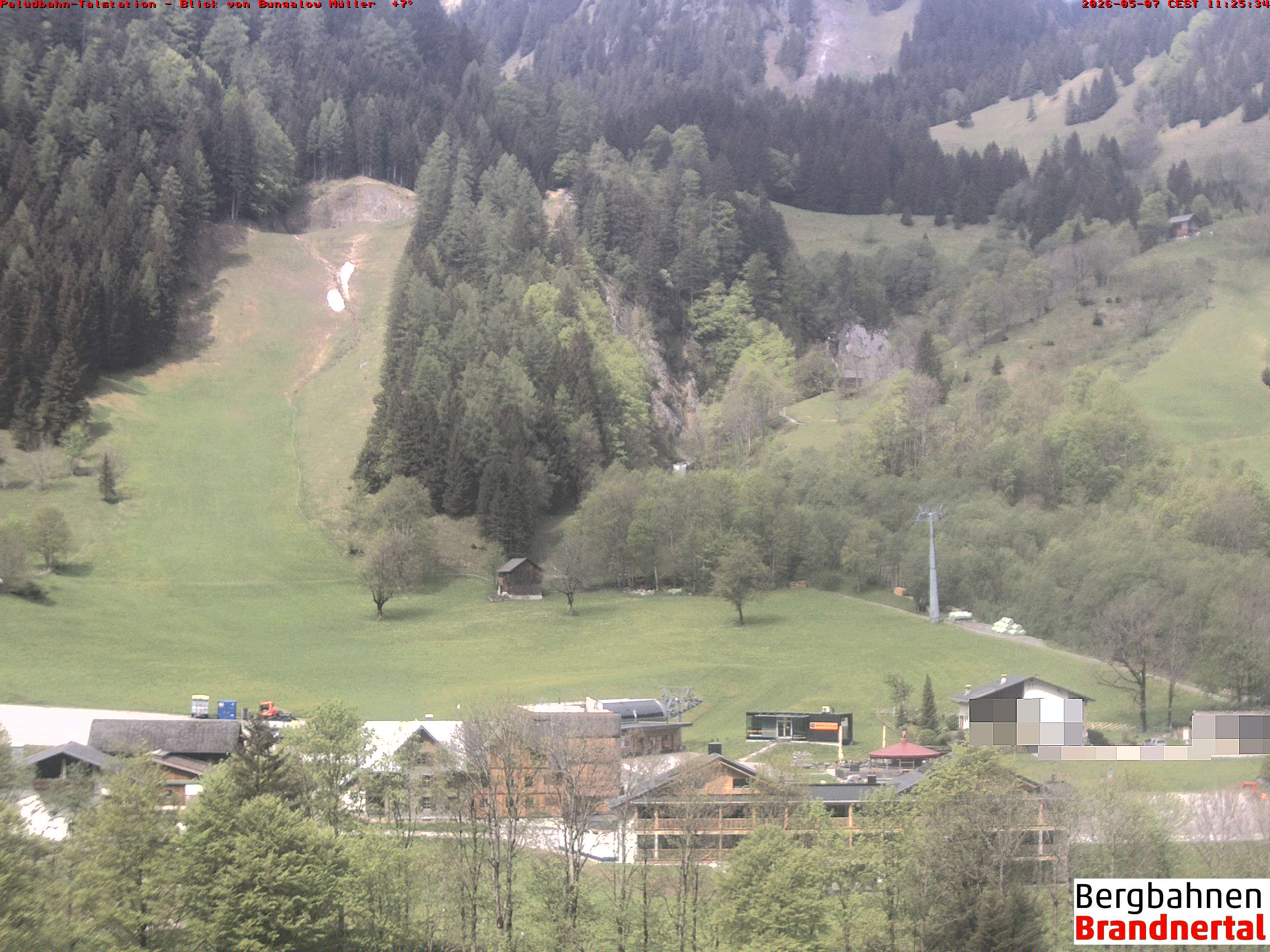 Blick auf Palüdbahn von Bungalow Müller