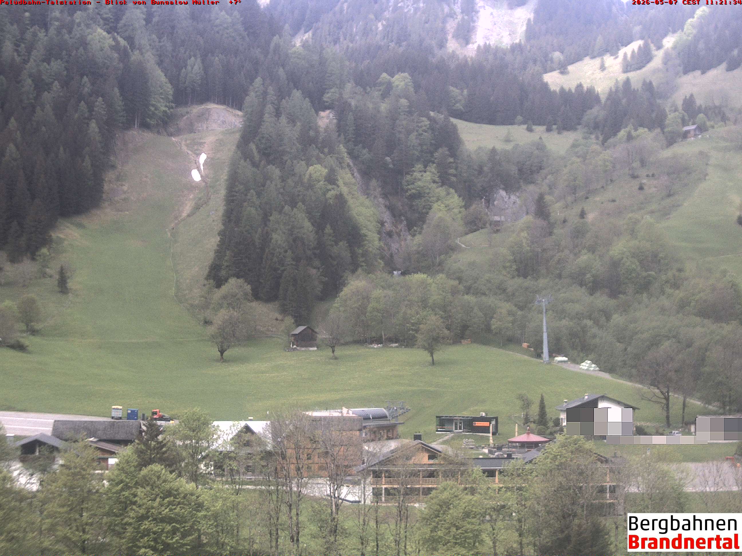 Blick auf Palüdbahn von Bungalow Müller