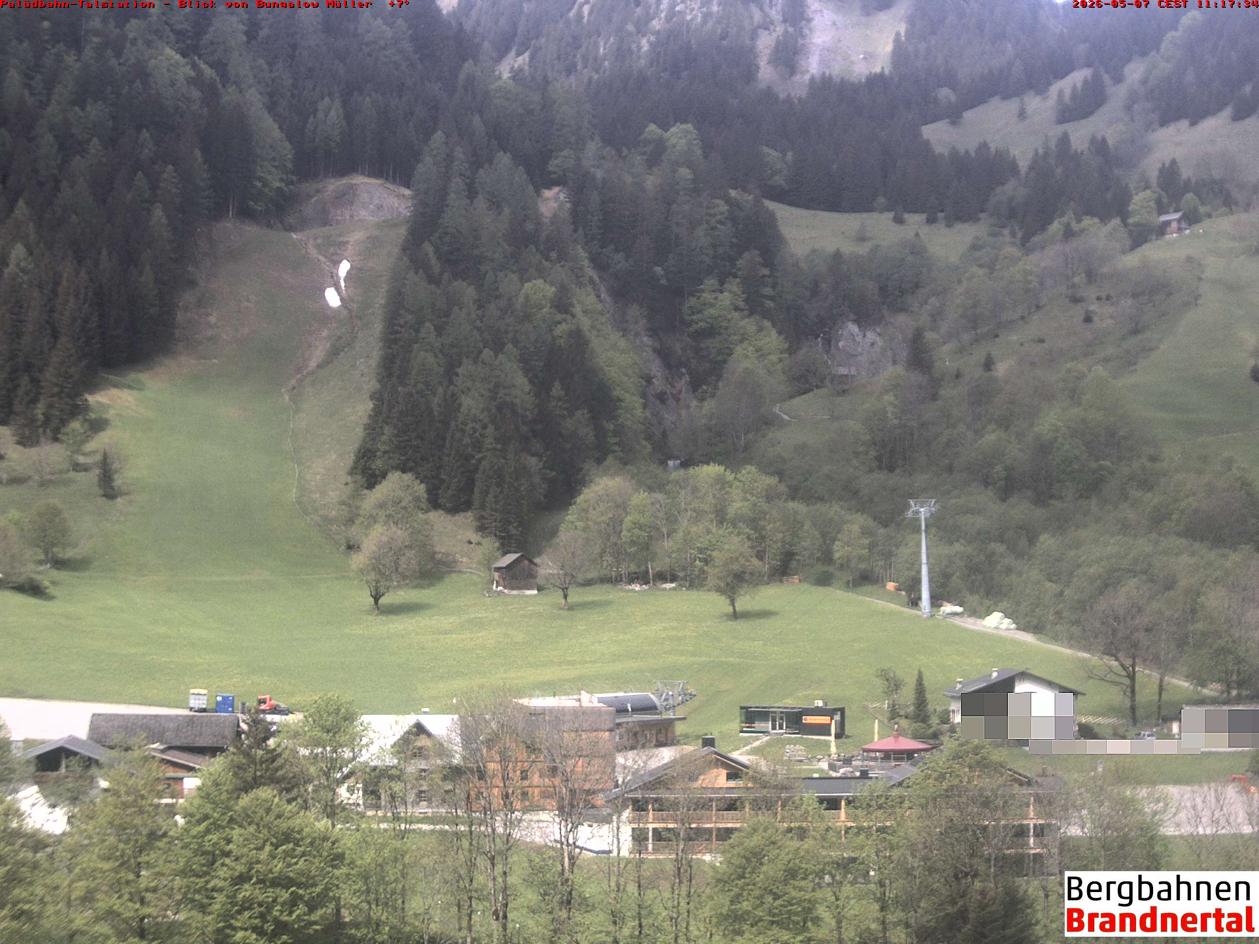 Blick auf Palüdbahn von Bungalow Müller