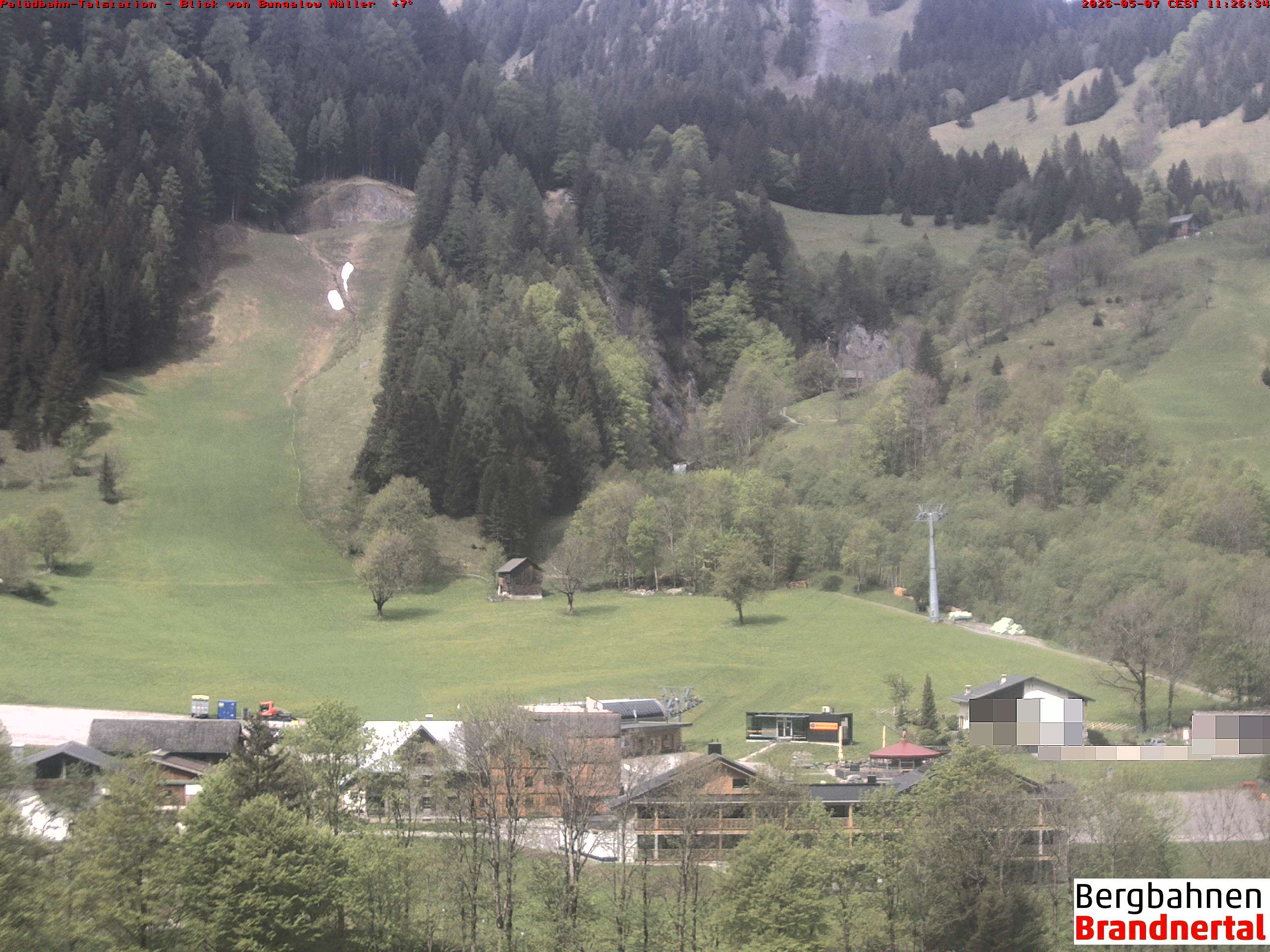 Blick auf Palüdbahn von Bungalow Müller