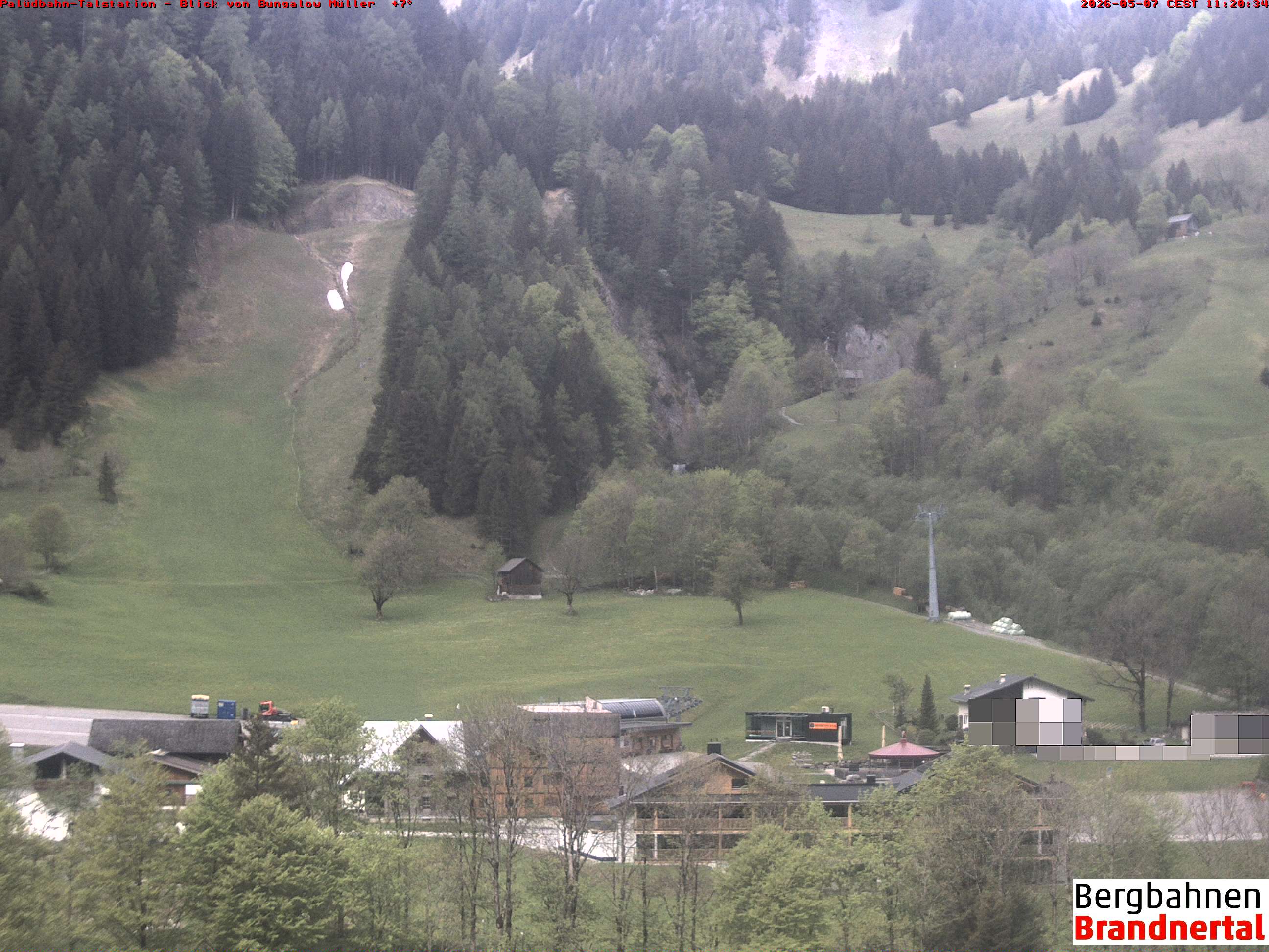 Blick auf Palüdbahn von Bungalow Müller