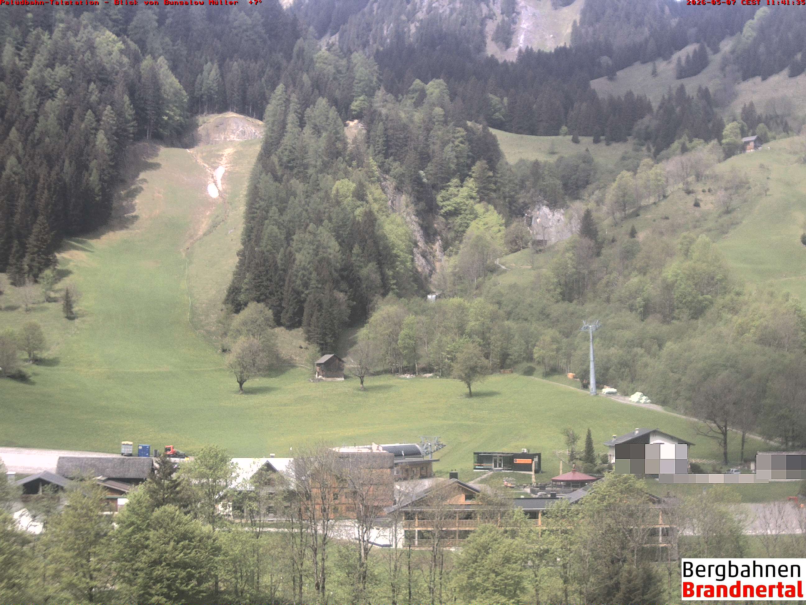 Blick auf Palüdbahn von Bungalow Müller