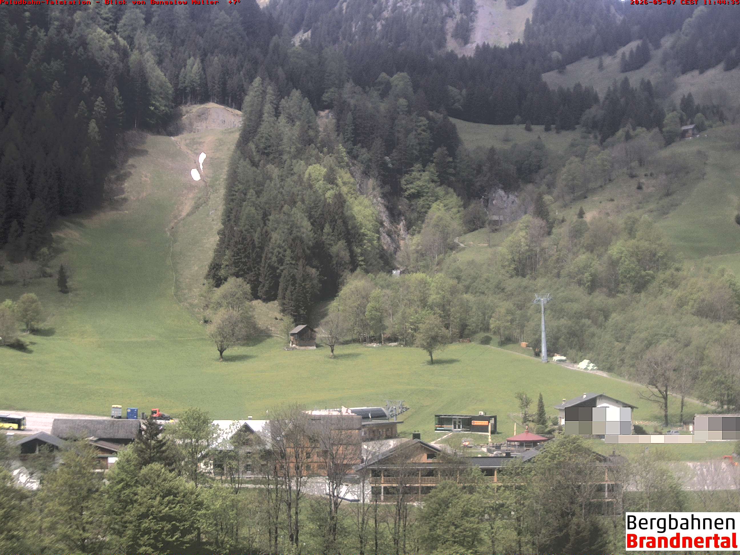 Blick auf Palüdbahn von Bungalow Müller