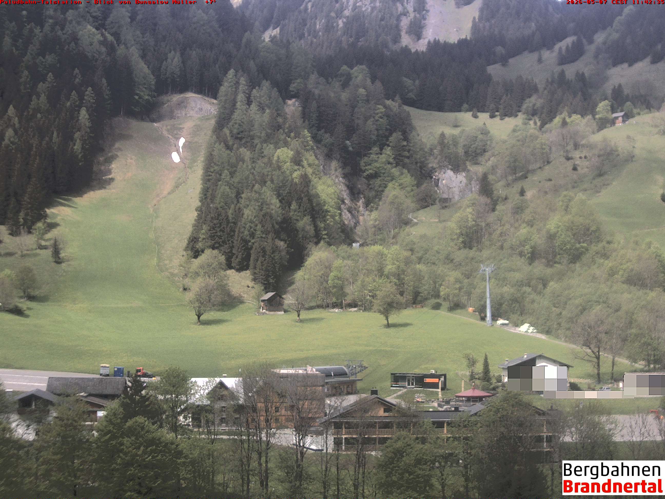 Blick auf Palüdbahn von Bungalow Müller