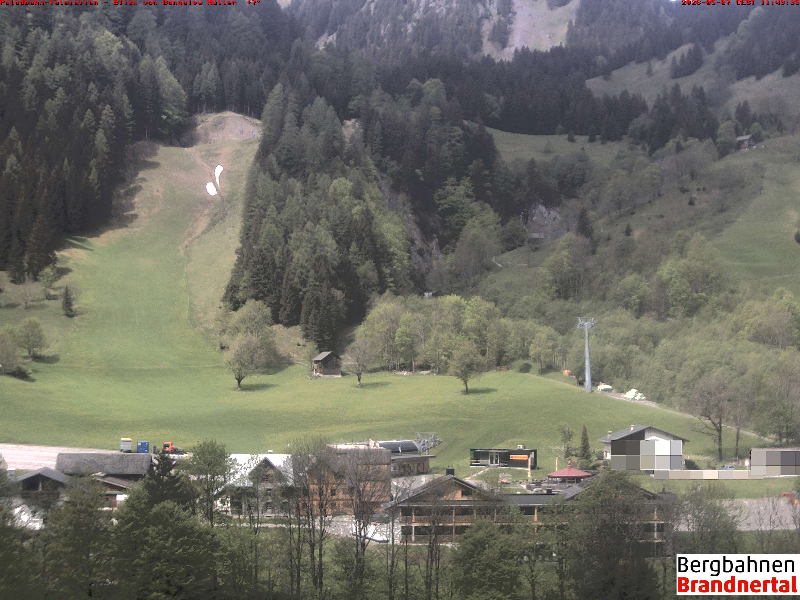 Blick auf Palüdbahn von Bungalow Müller