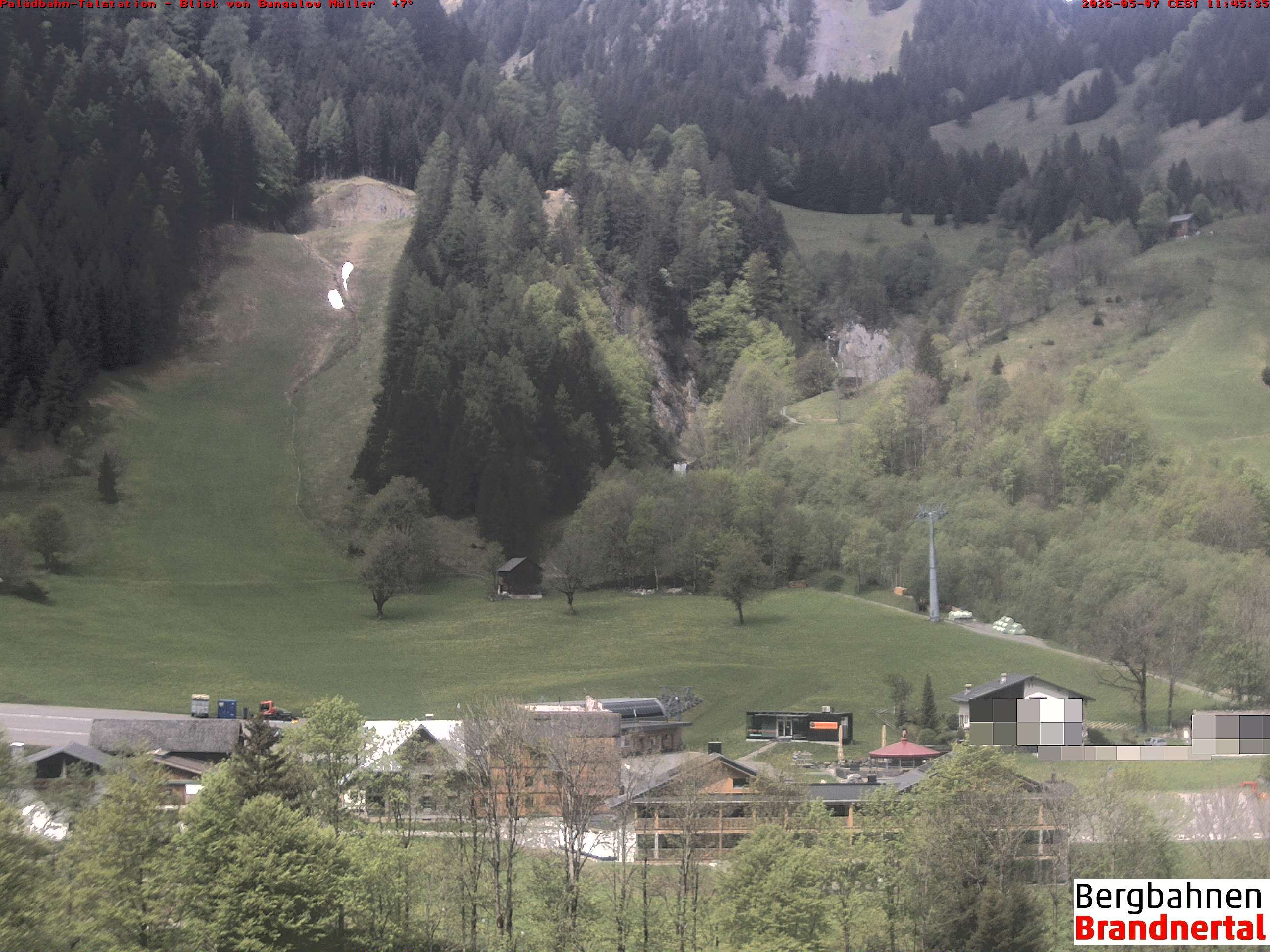 Blick auf Palüdbahn von Bungalow Müller