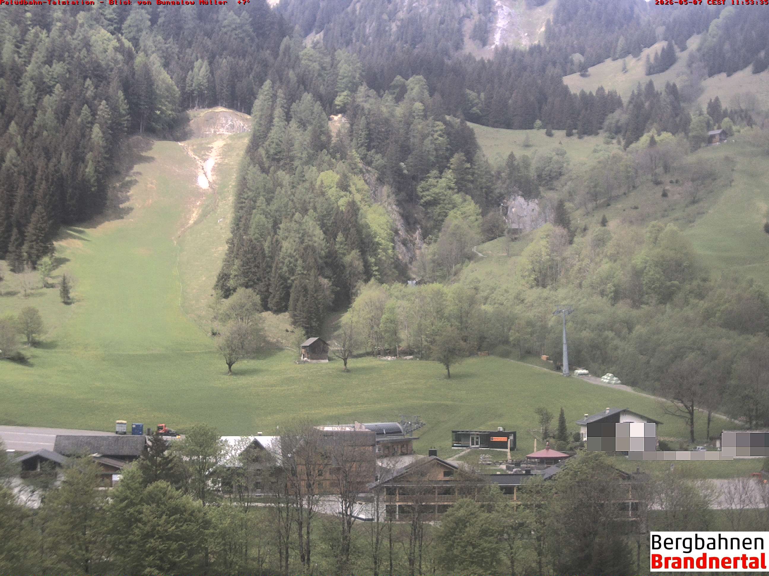 Blick auf Palüdbahn von Bungalow Müller