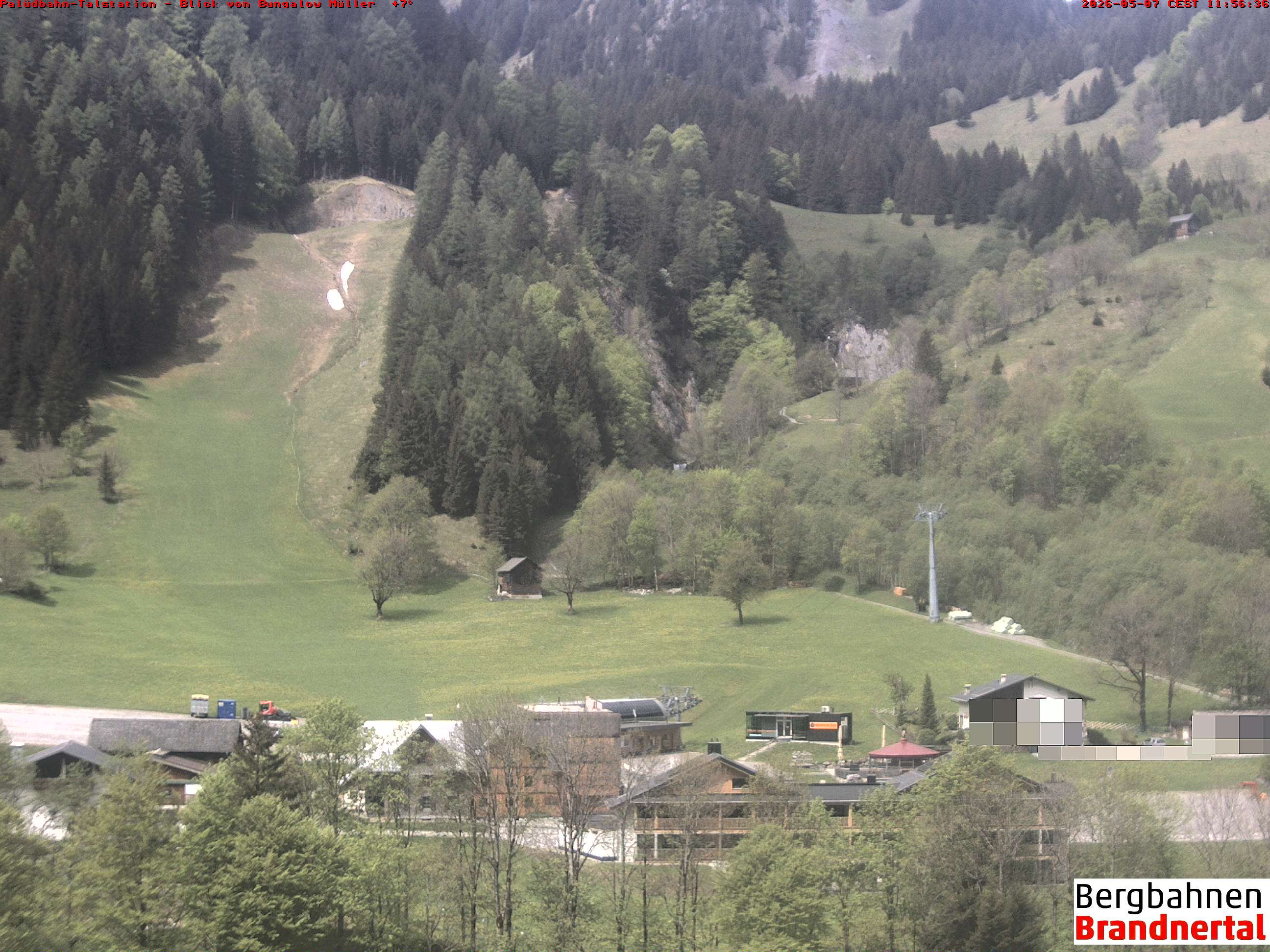 Blick auf Palüdbahn von Bungalow Müller