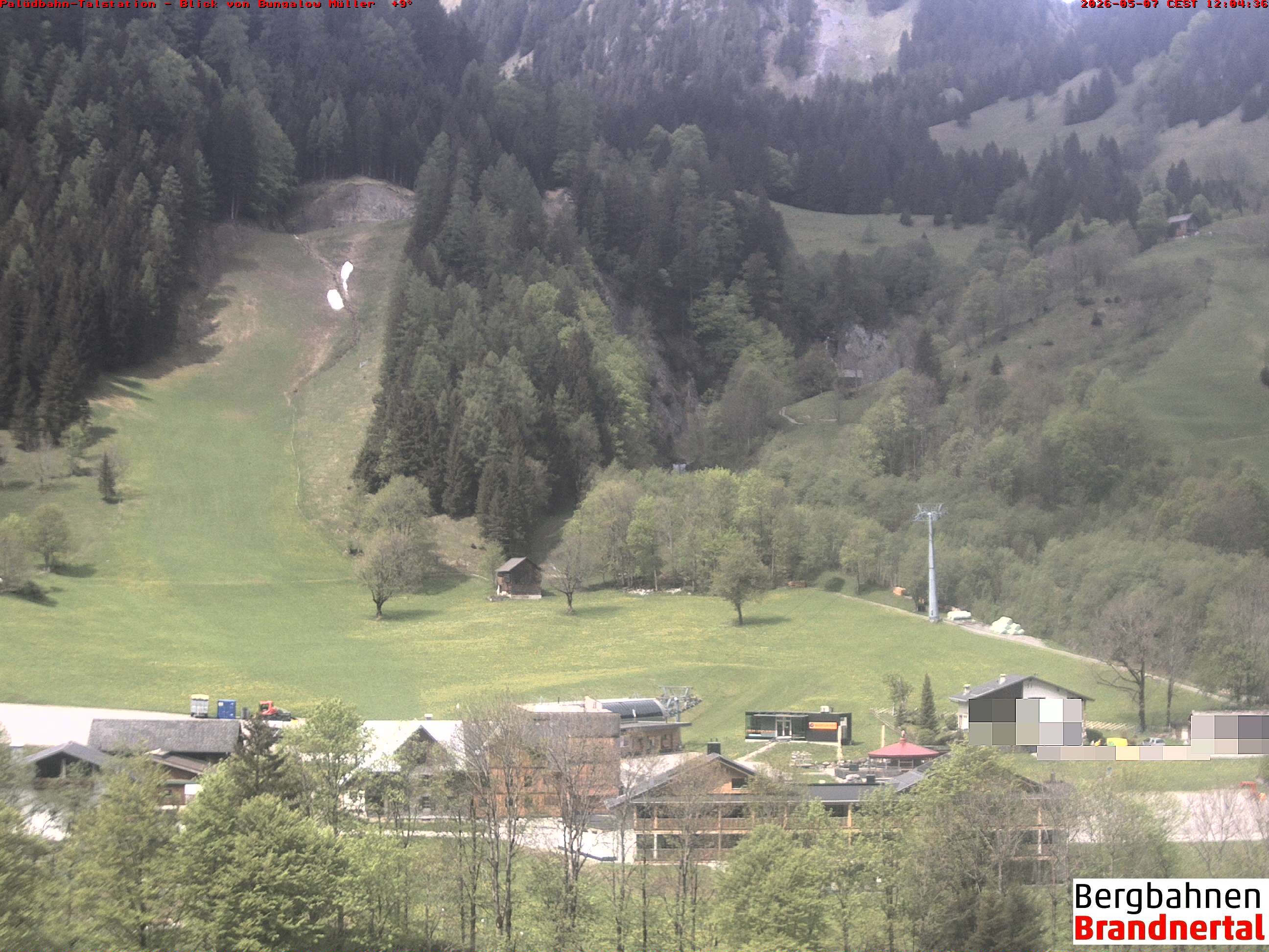 Blick auf Palüdbahn von Bungalow Müller