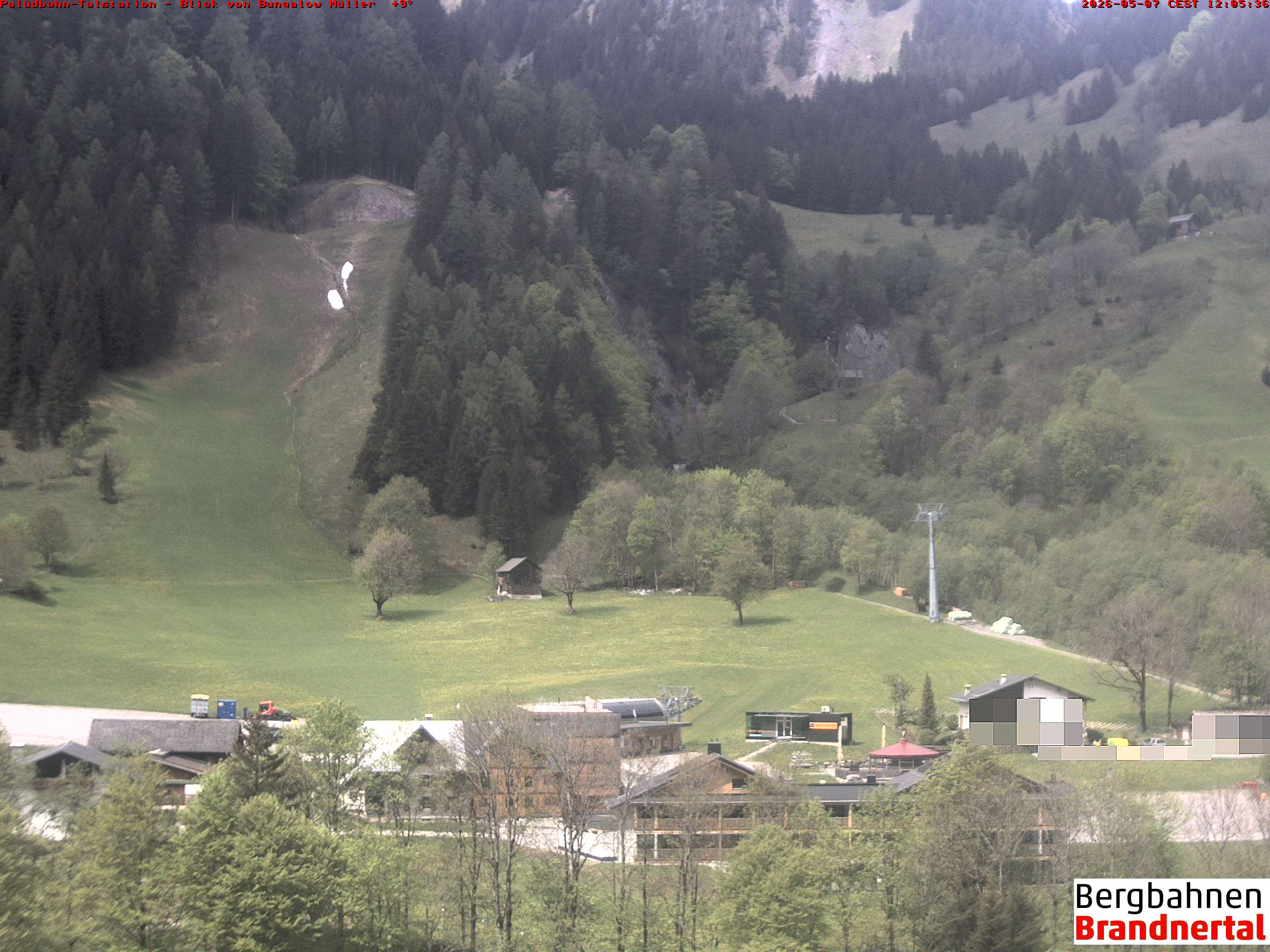 Blick auf Palüdbahn von Bungalow Müller