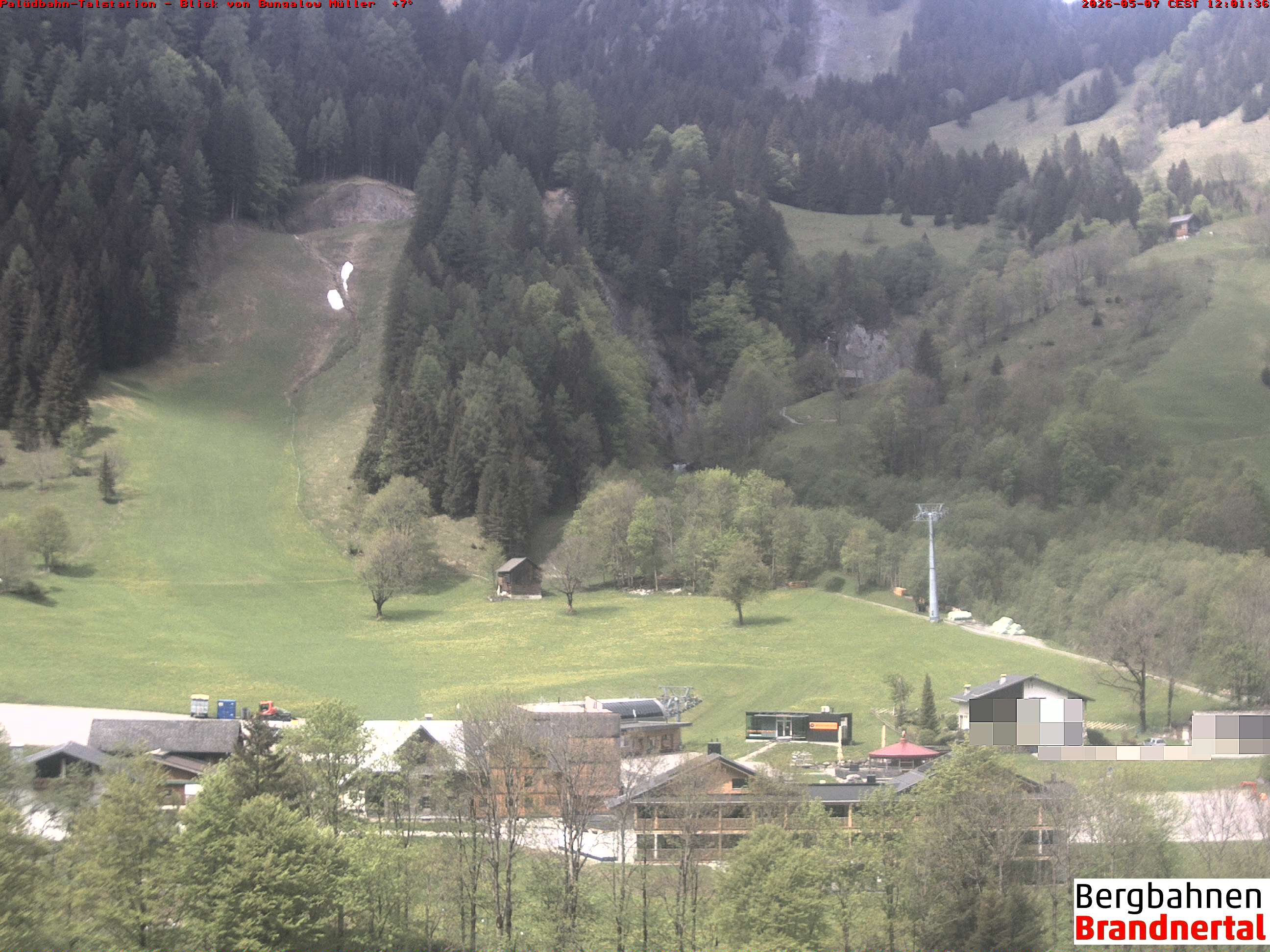 Blick auf Palüdbahn von Bungalow Müller