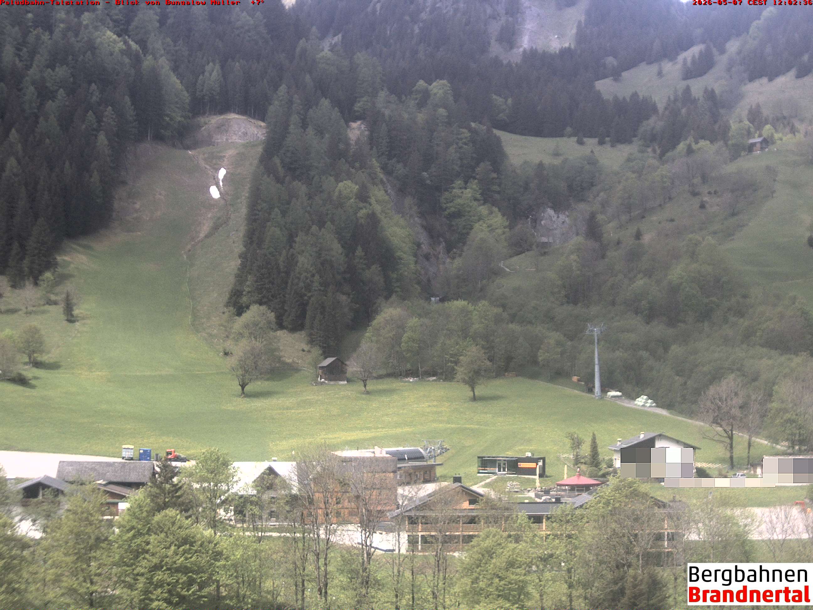 Blick auf Palüdbahn von Bungalow Müller