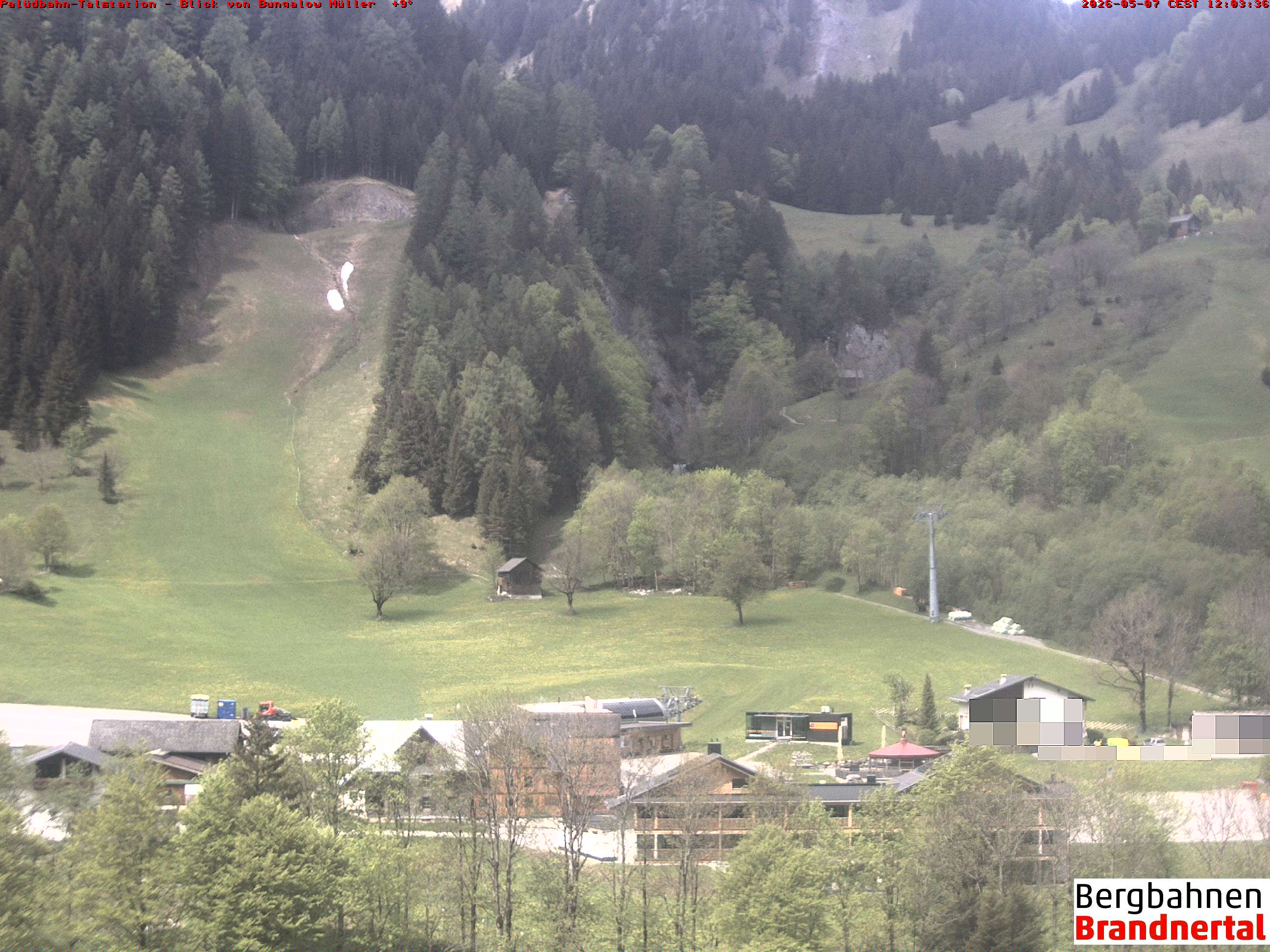 Blick auf Palüdbahn von Bungalow Müller