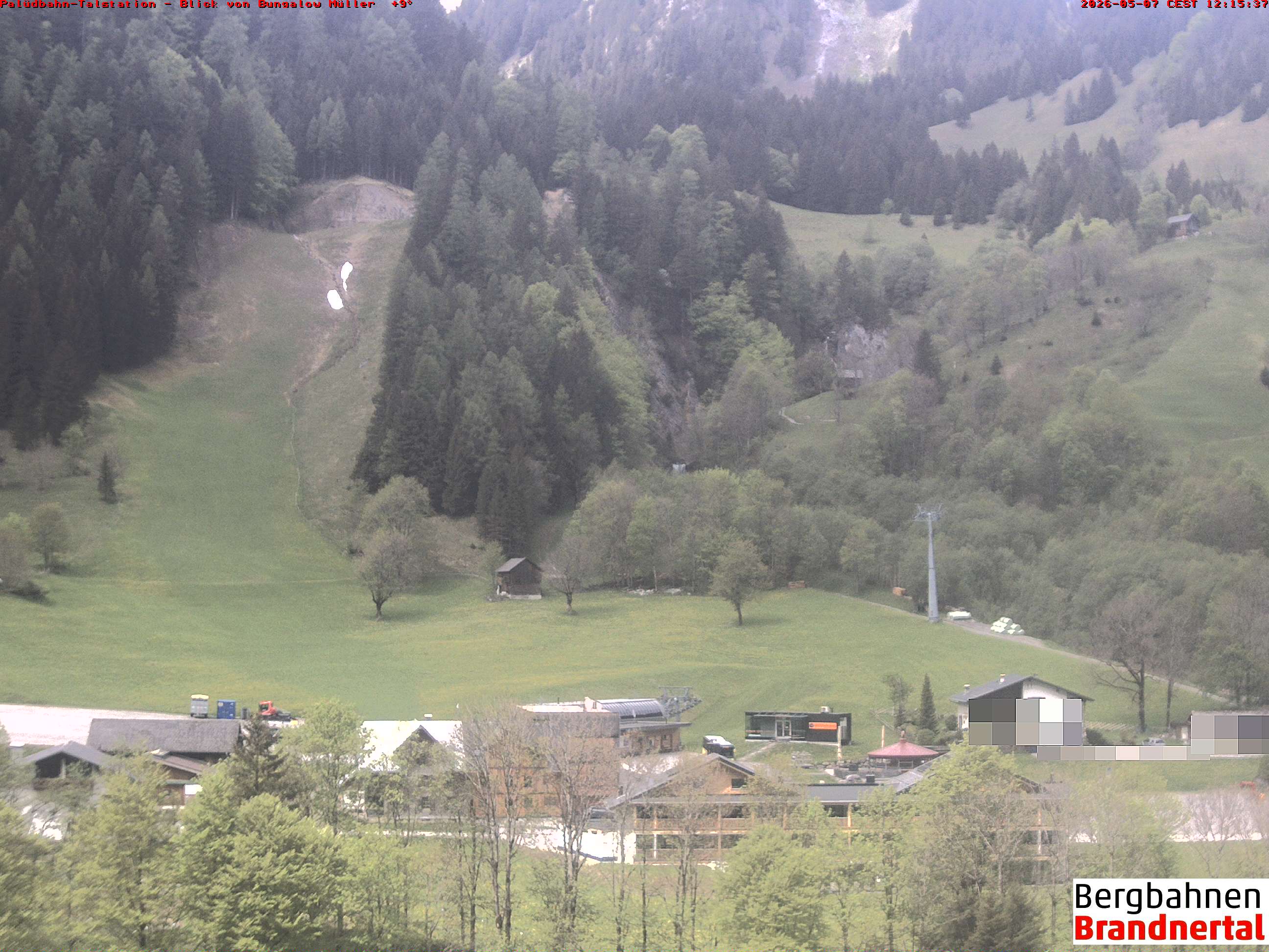 Blick auf Palüdbahn von Bungalow Müller