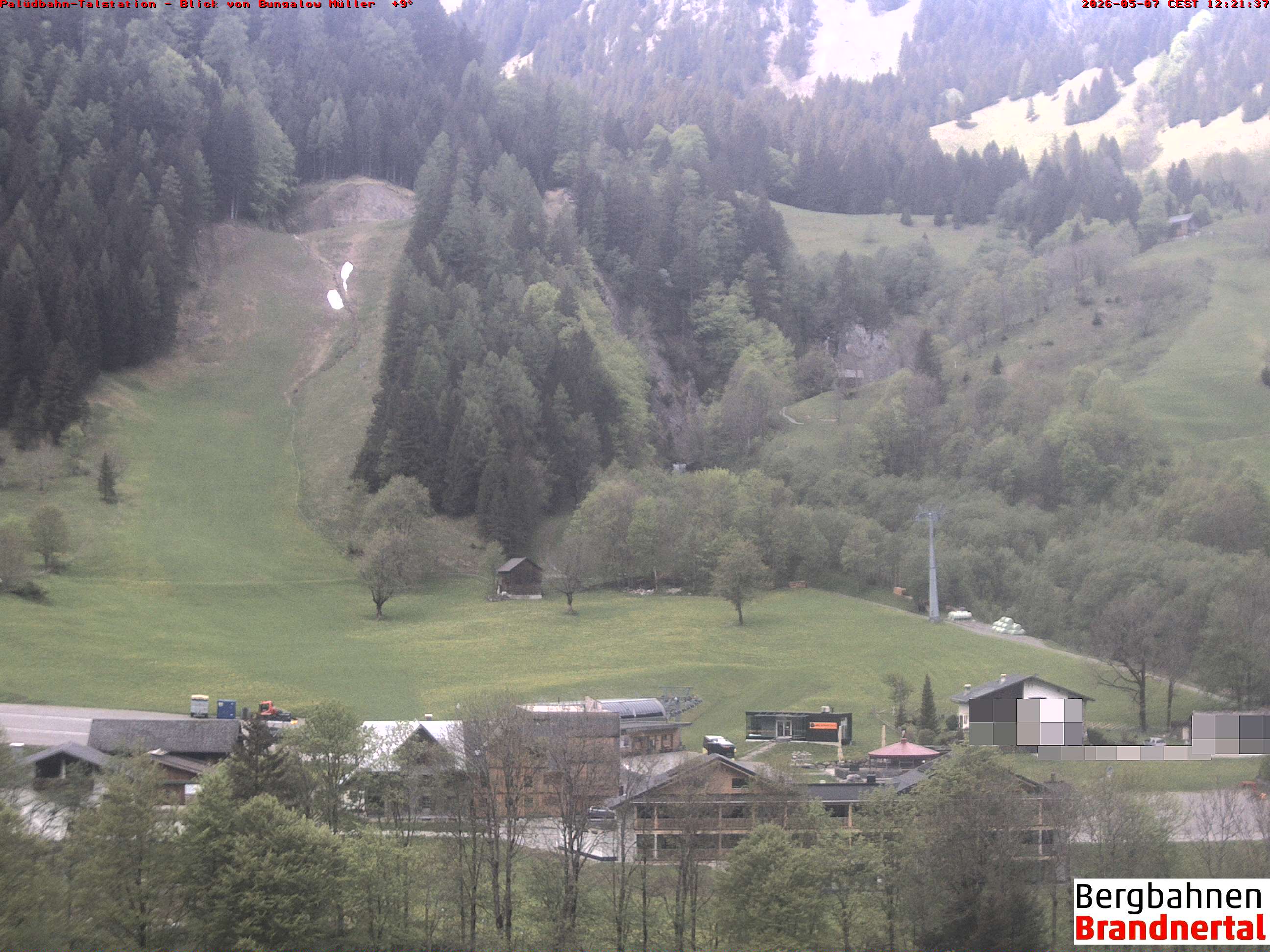 Blick auf Palüdbahn von Bungalow Müller