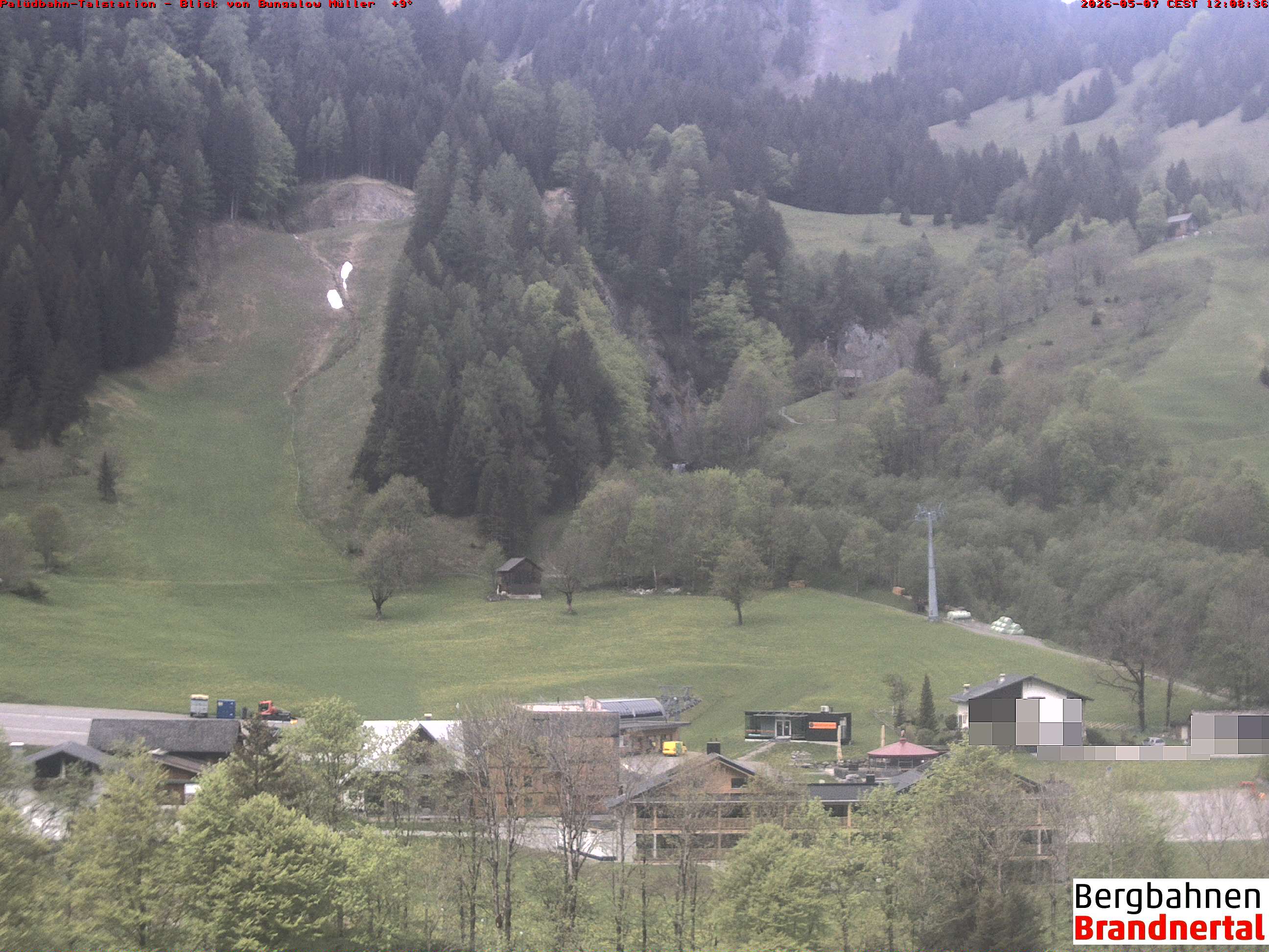 Blick auf Palüdbahn von Bungalow Müller