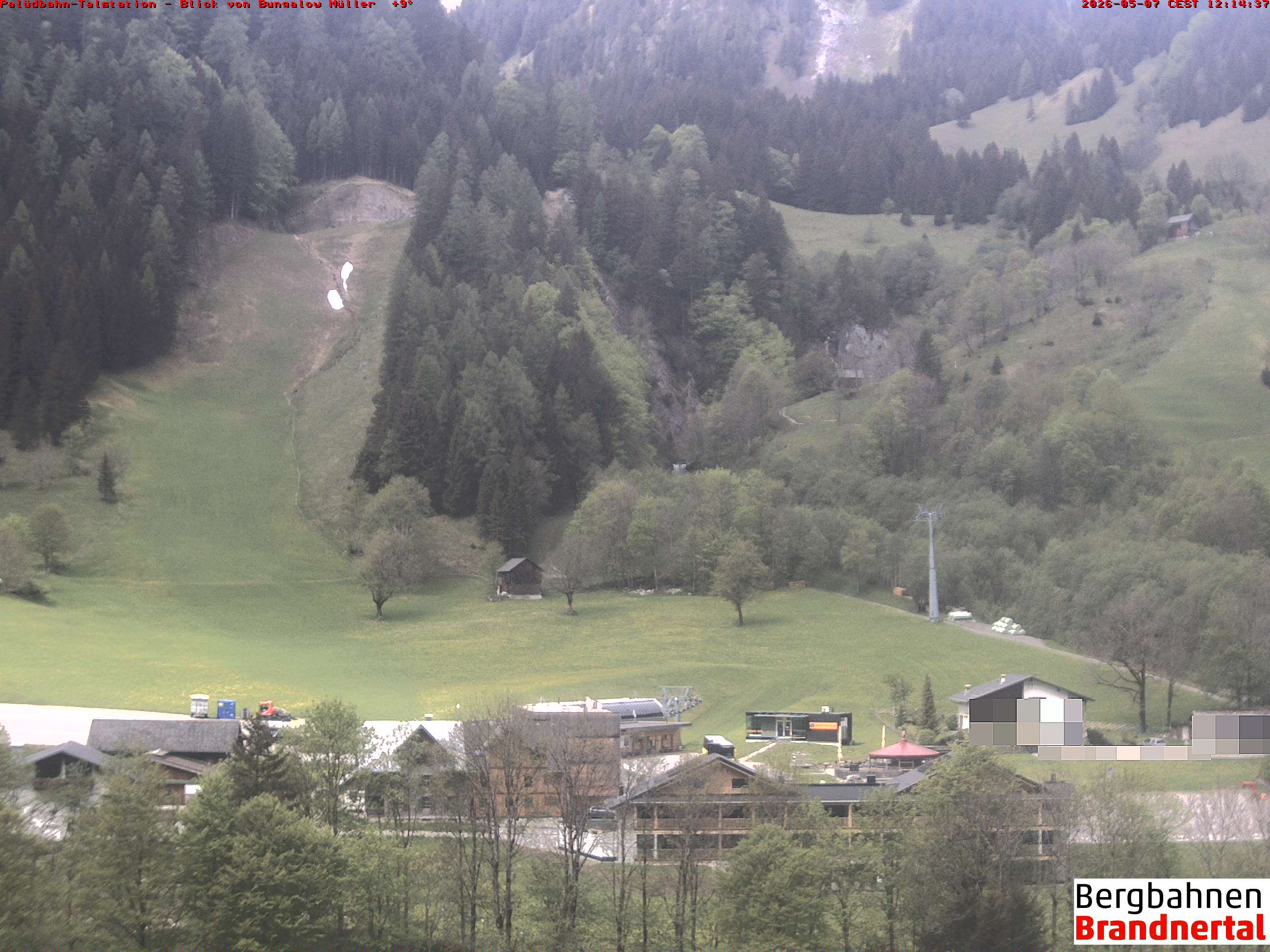Blick auf Palüdbahn von Bungalow Müller