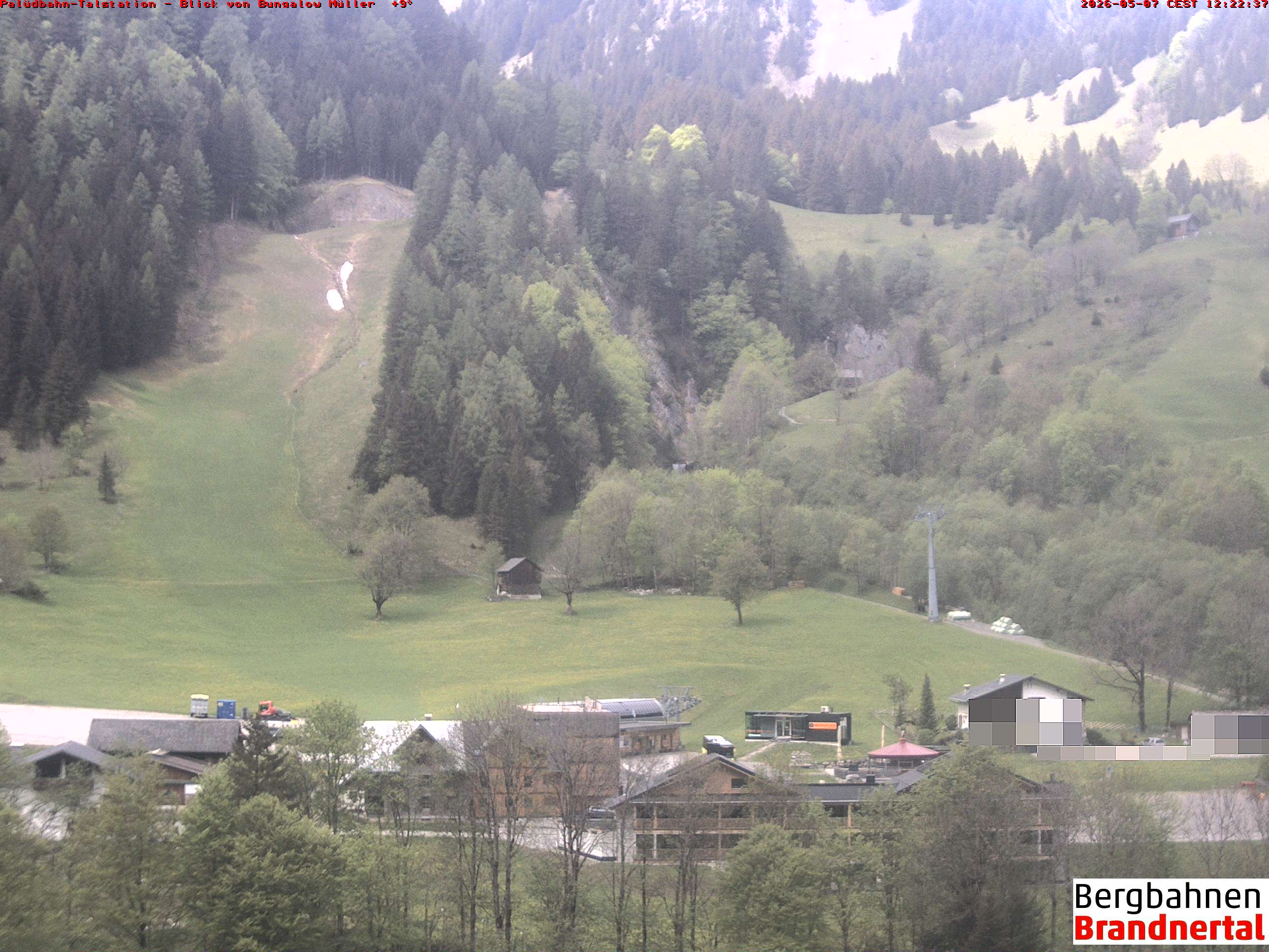 Blick auf Palüdbahn von Bungalow Müller