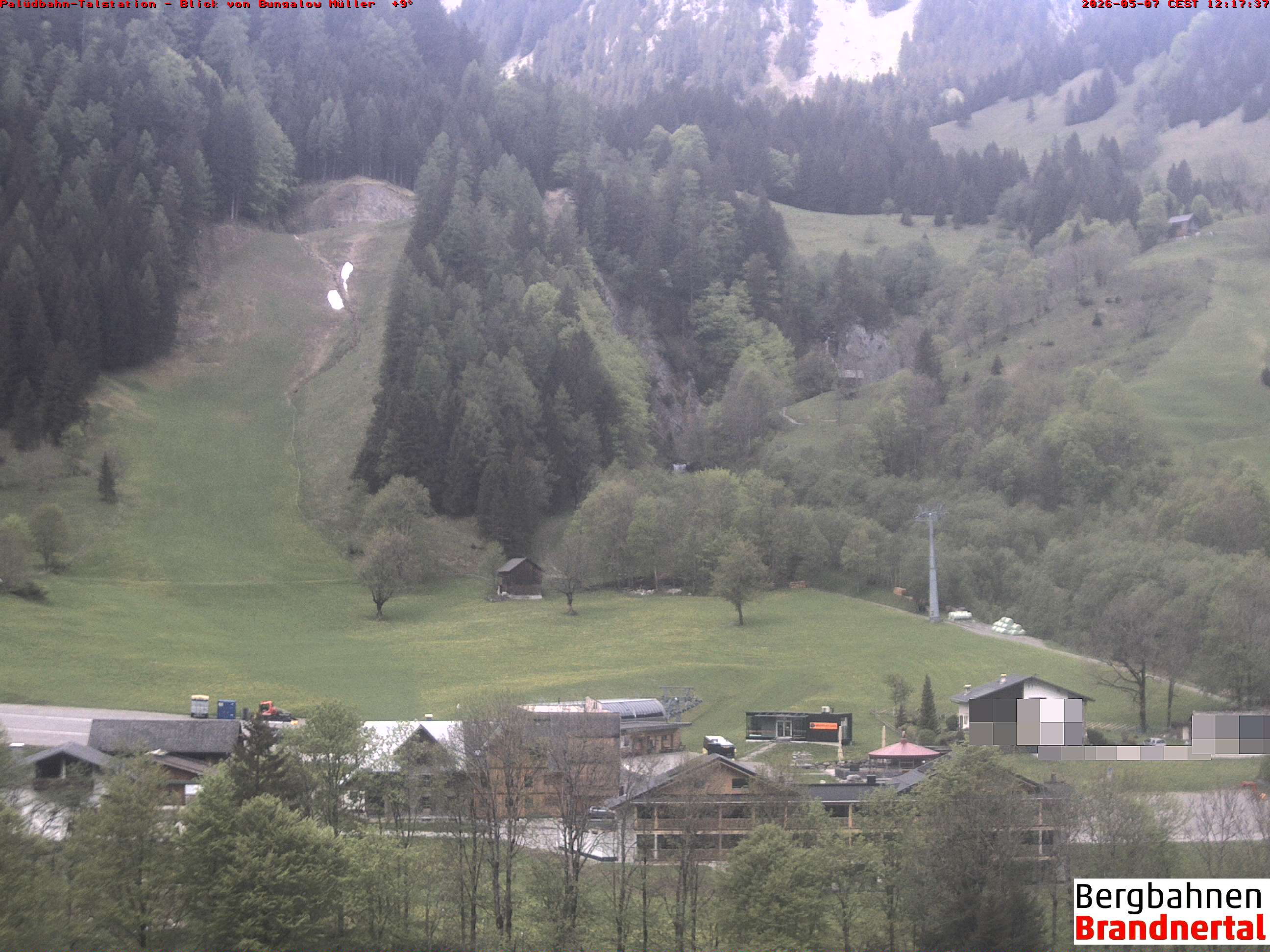 Blick auf Palüdbahn von Bungalow Müller