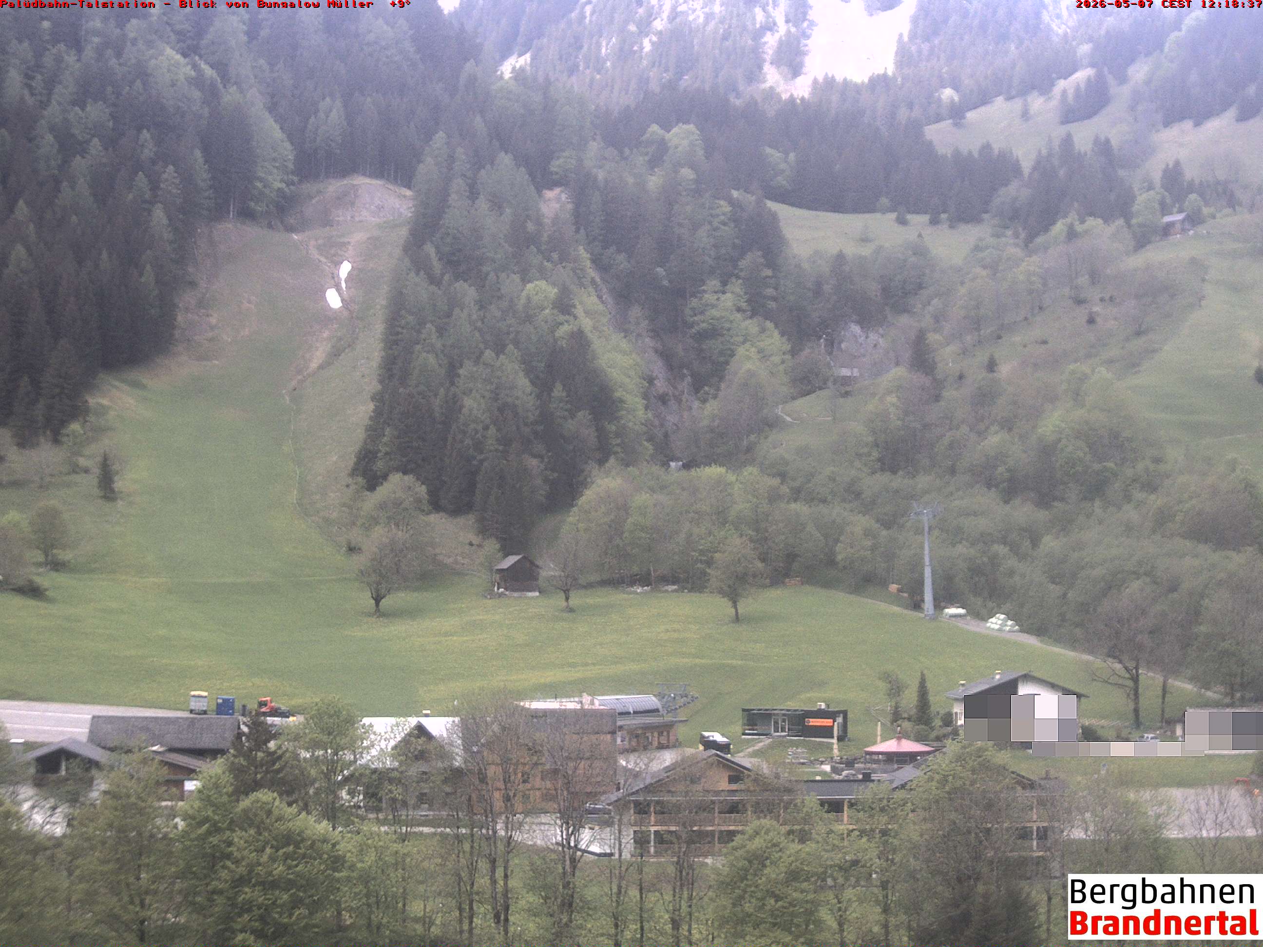Blick auf Palüdbahn von Bungalow Müller