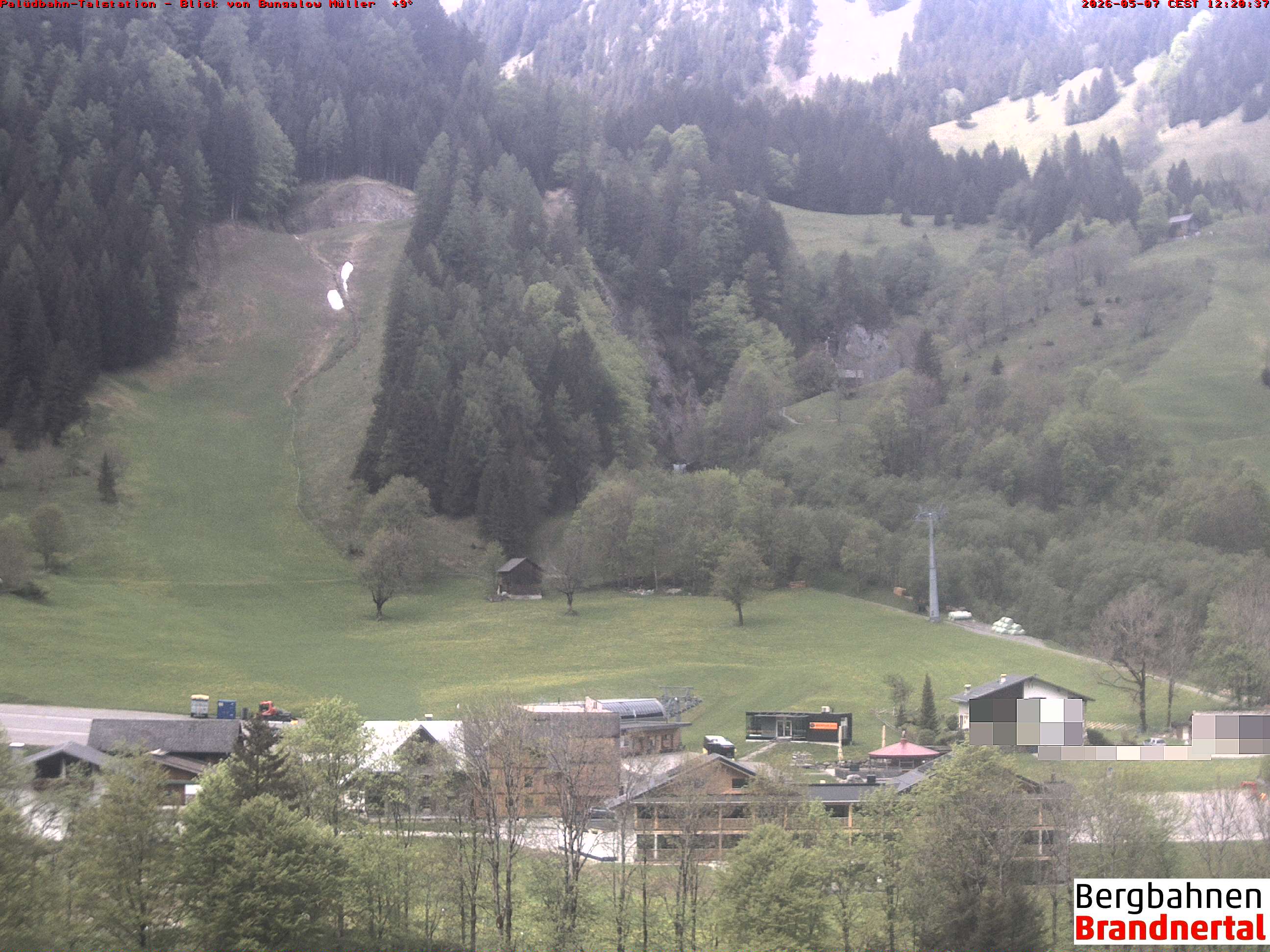 Blick auf Palüdbahn von Bungalow Müller