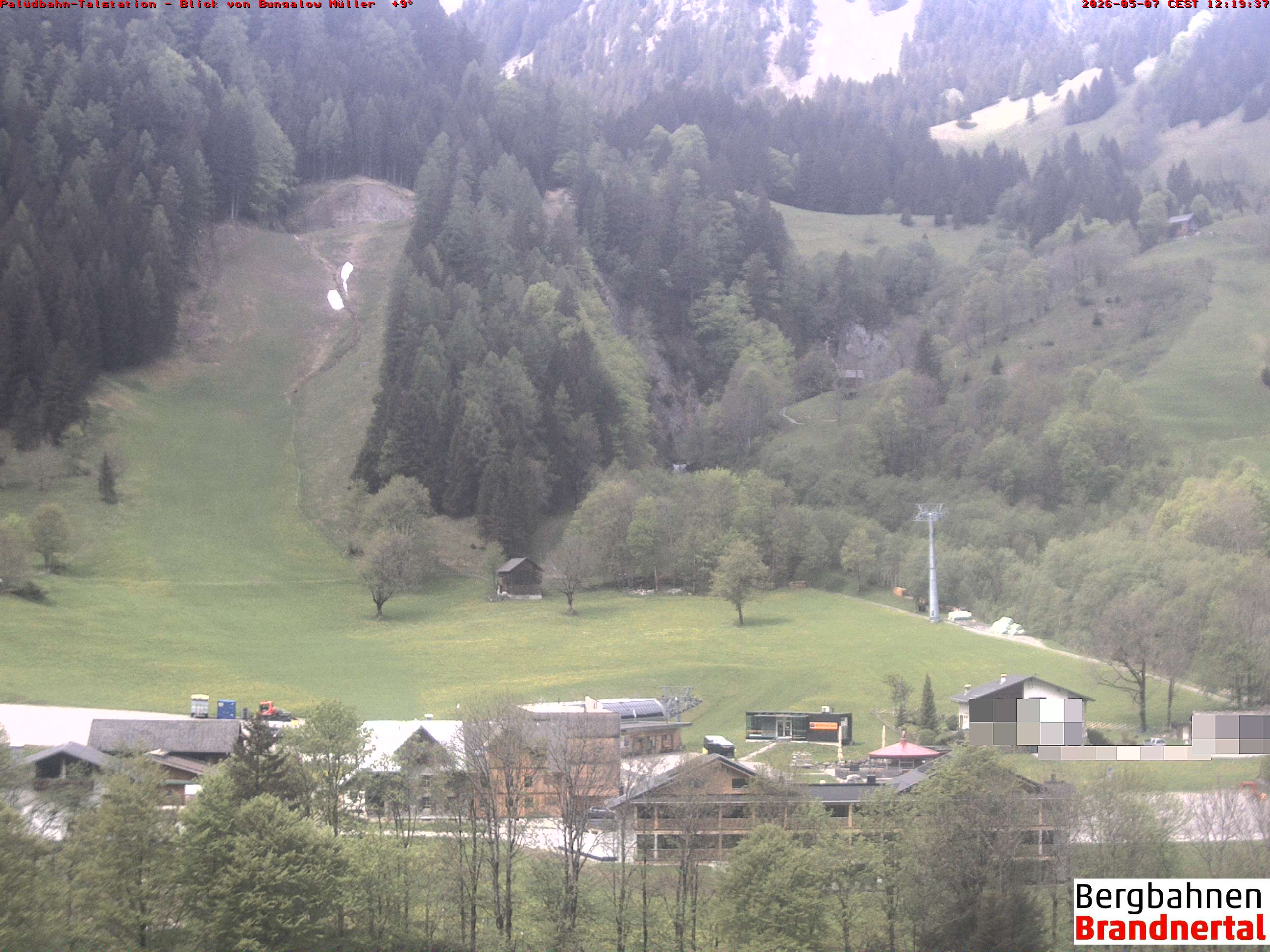 Blick auf Palüdbahn von Bungalow Müller