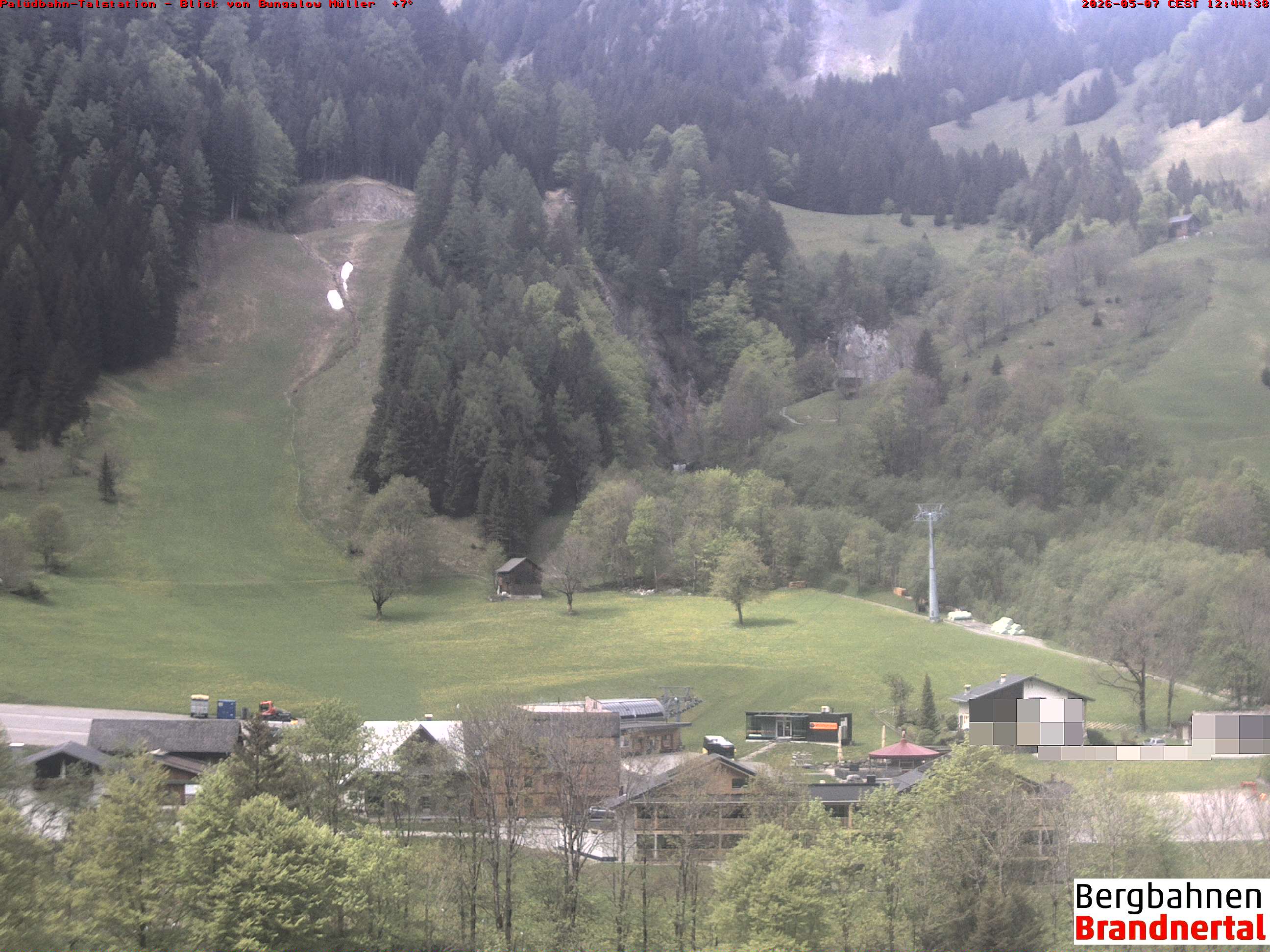 Blick auf Palüdbahn von Bungalow Müller
