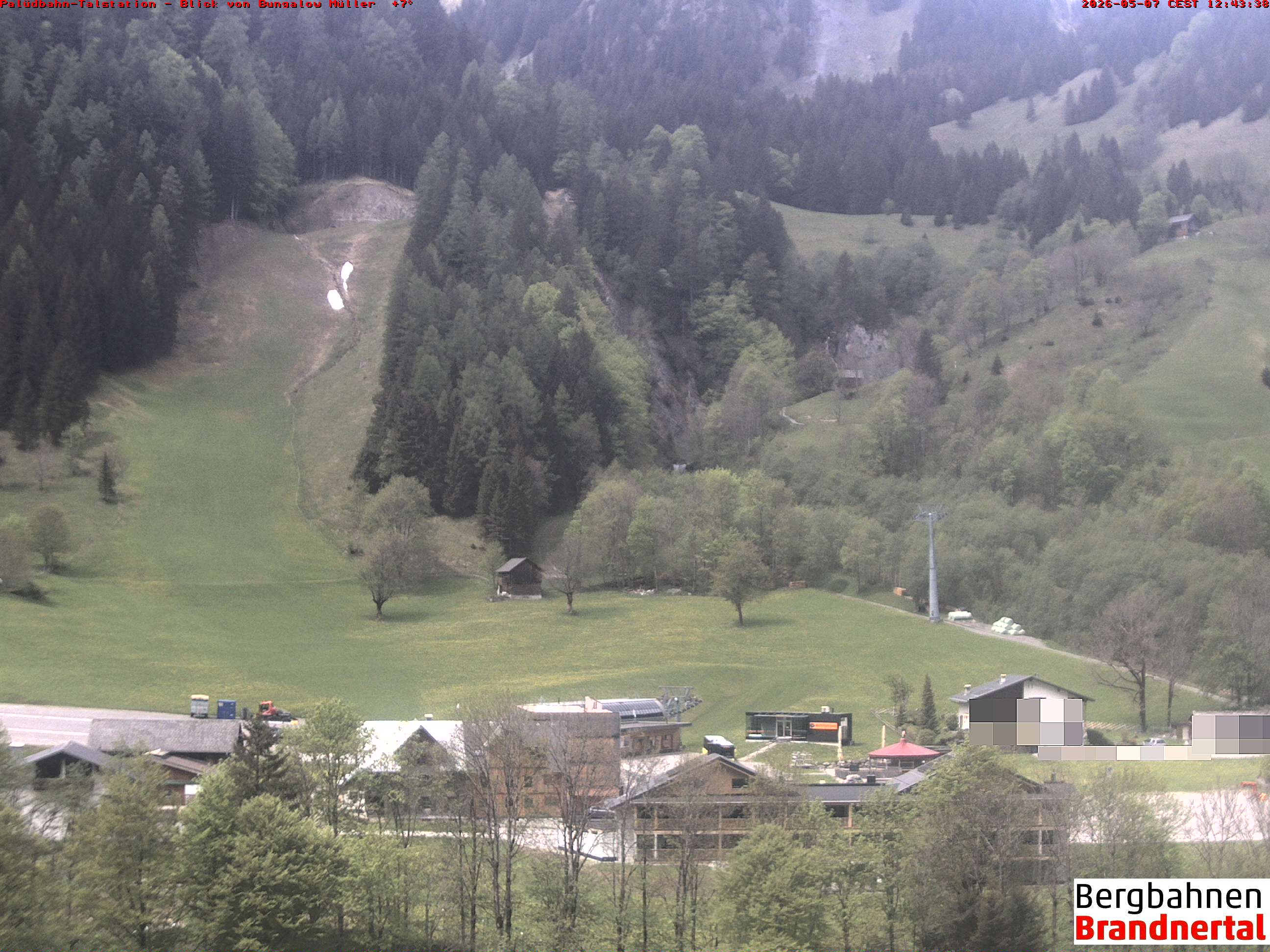 Blick auf Palüdbahn von Bungalow Müller