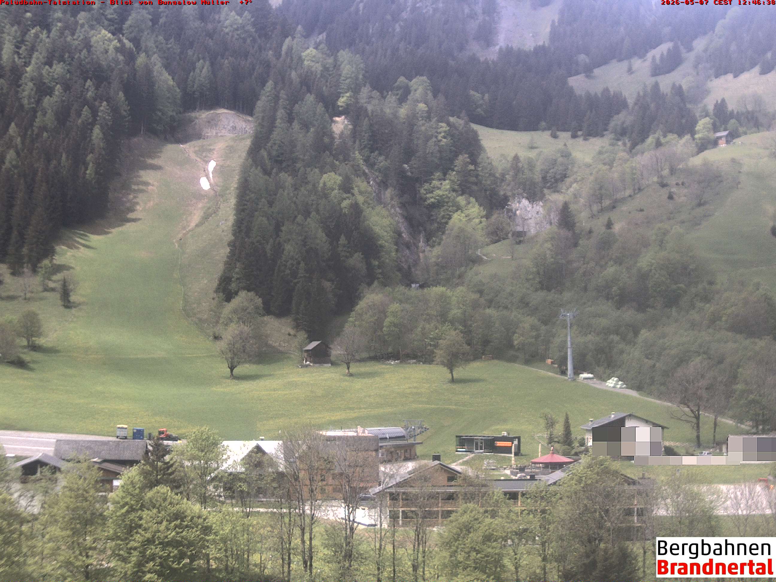 Blick auf Palüdbahn von Bungalow Müller
