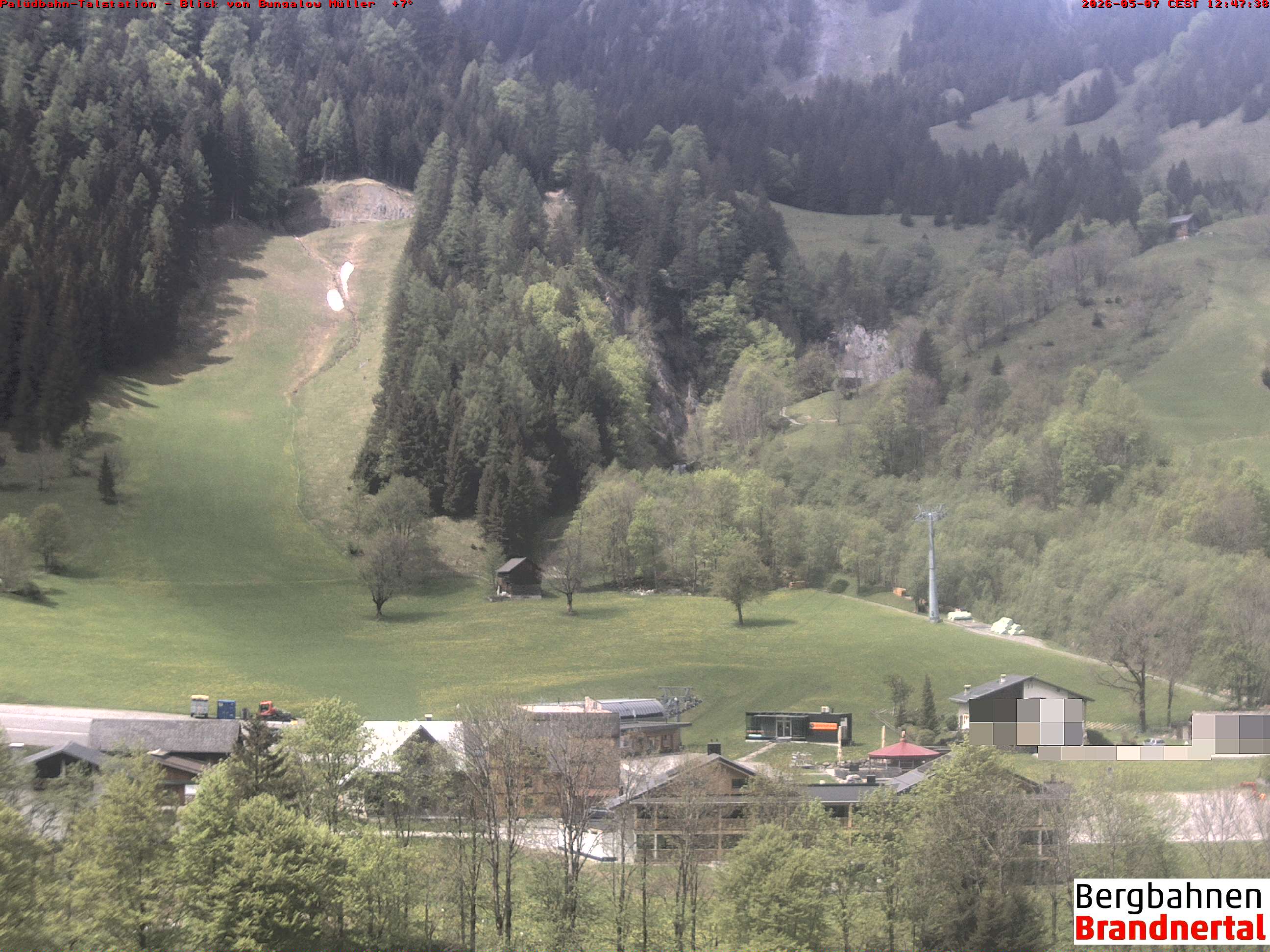 Blick auf Palüdbahn von Bungalow Müller