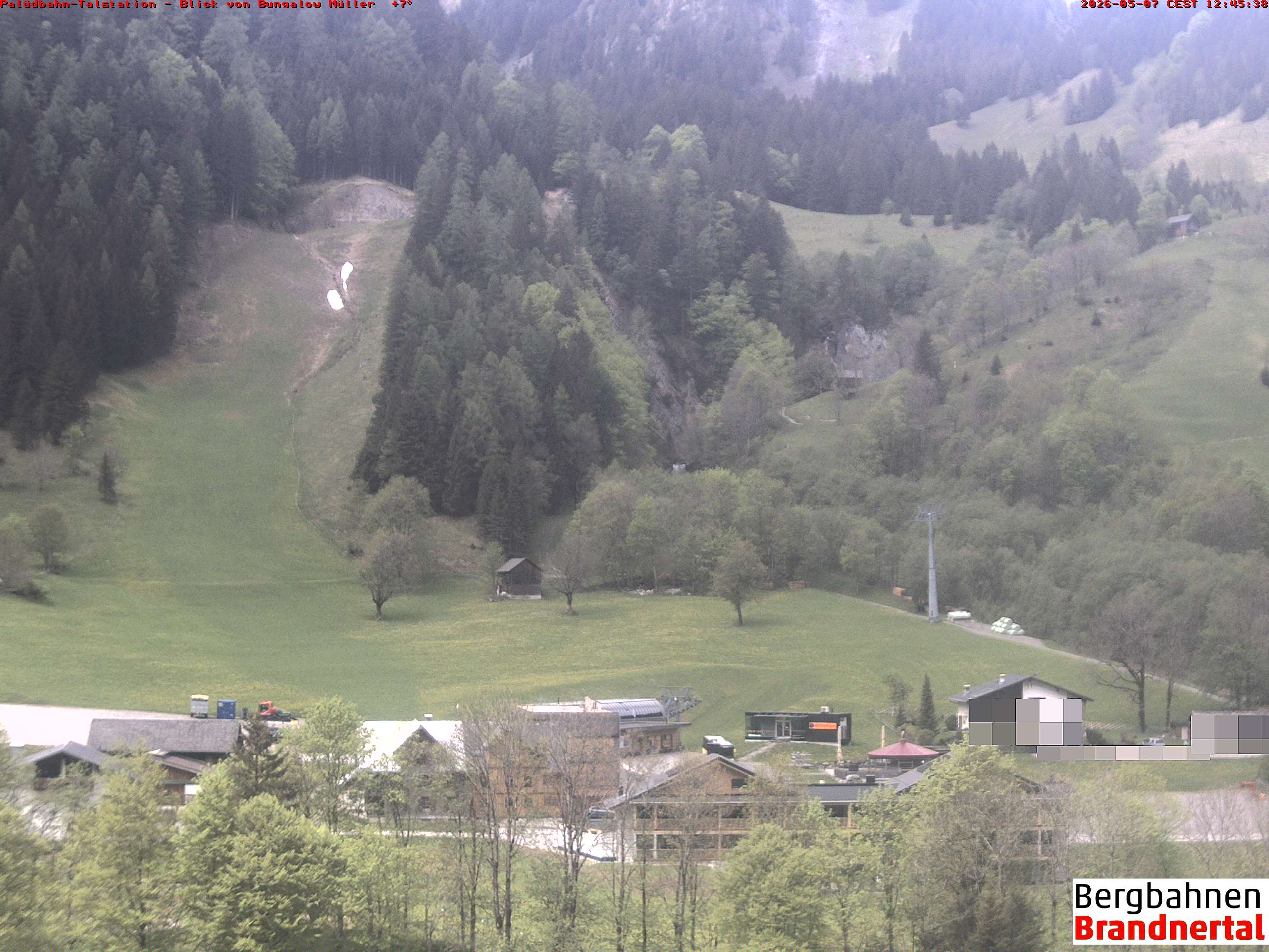 Blick auf Palüdbahn von Bungalow Müller