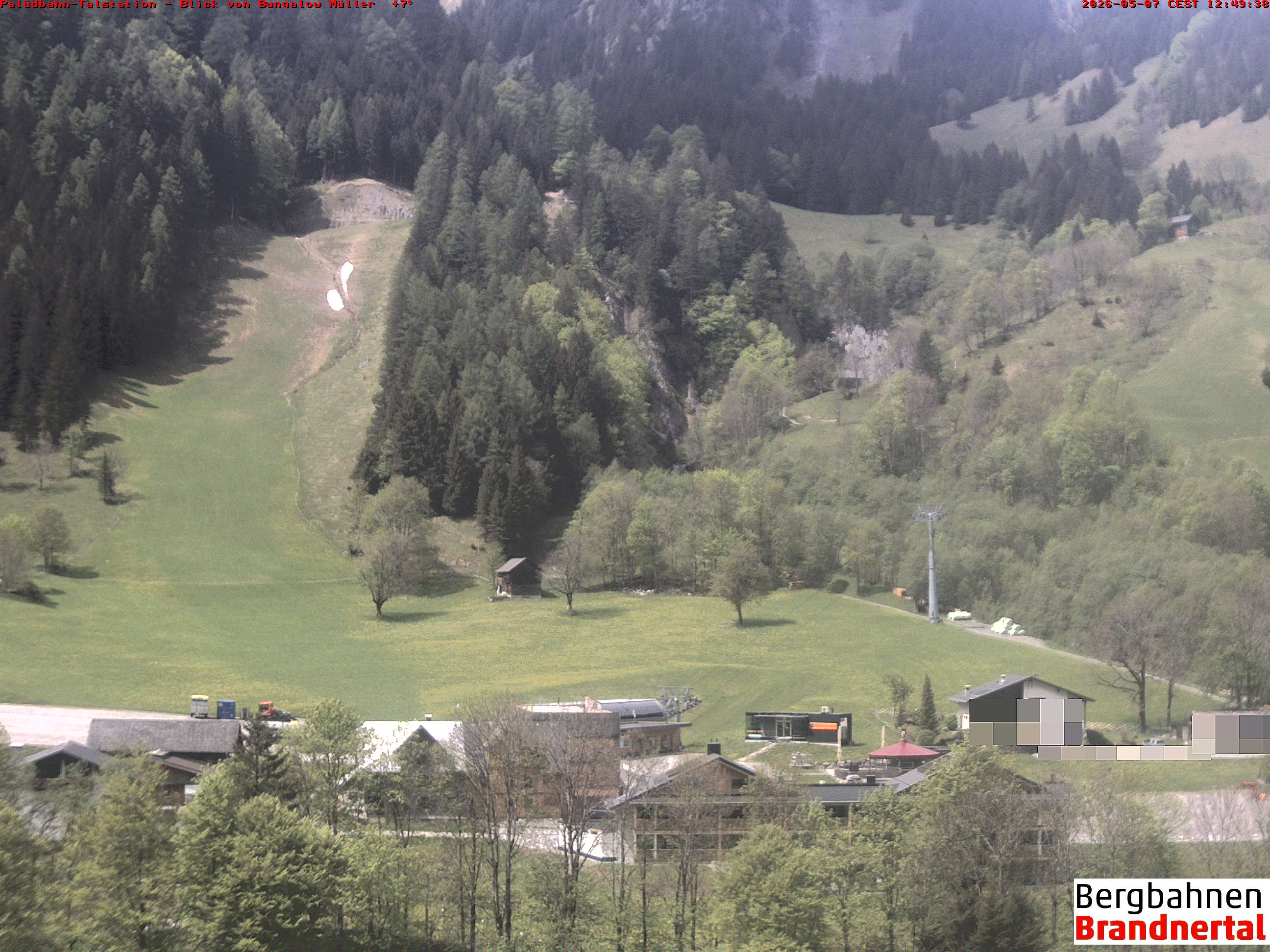 Blick auf Palüdbahn von Bungalow Müller